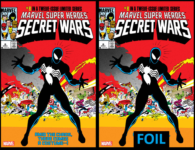 MARVEL SUPER HEROES SECRET WARS #8 FACSIMILE CVR A+FOIL SET (PRESALE 8/07/24)