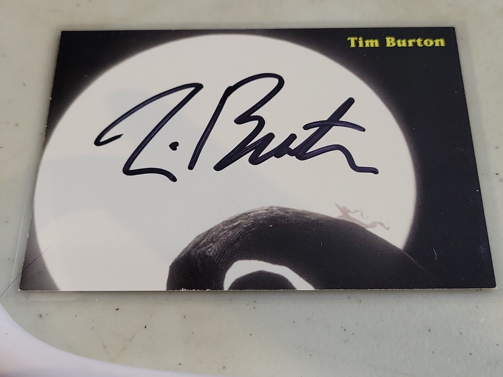 2001 NECA Tim Burton The Nightmare Before Christmas - Signature Card