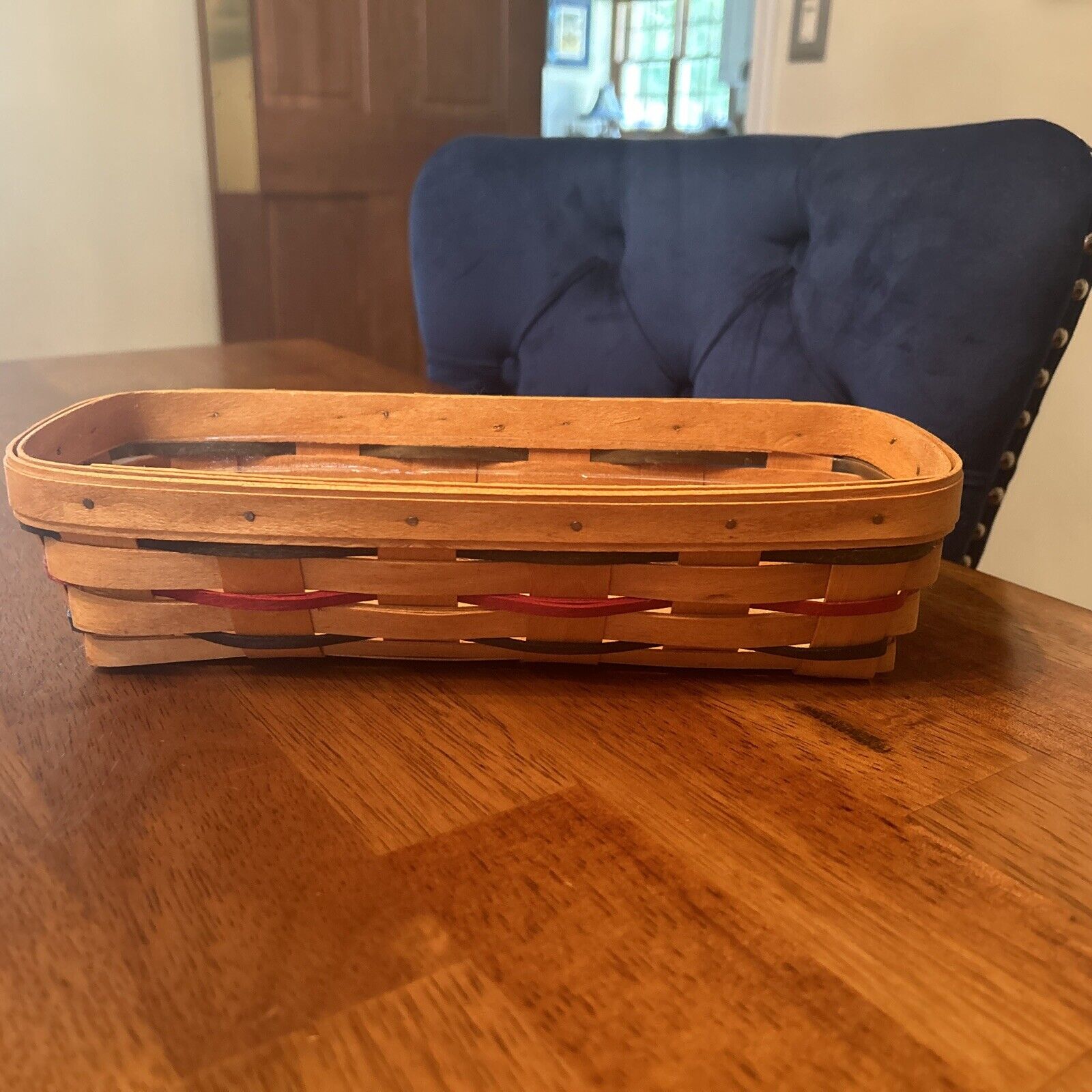 Longaberger 1997 Woven Traditions Cracker Basket & Protector