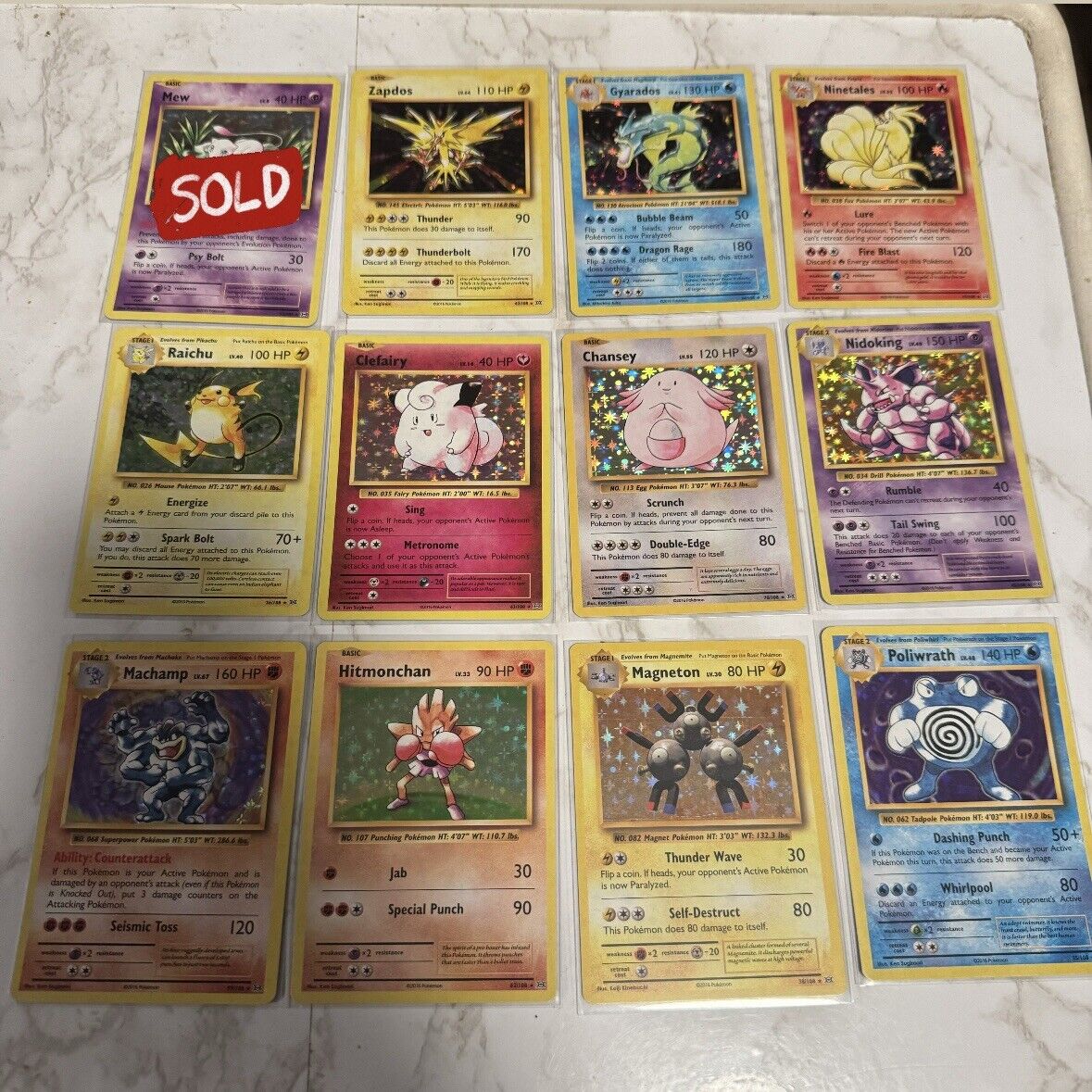 Pokemon - 11 Cards Lot - XY Evolutions - Holos