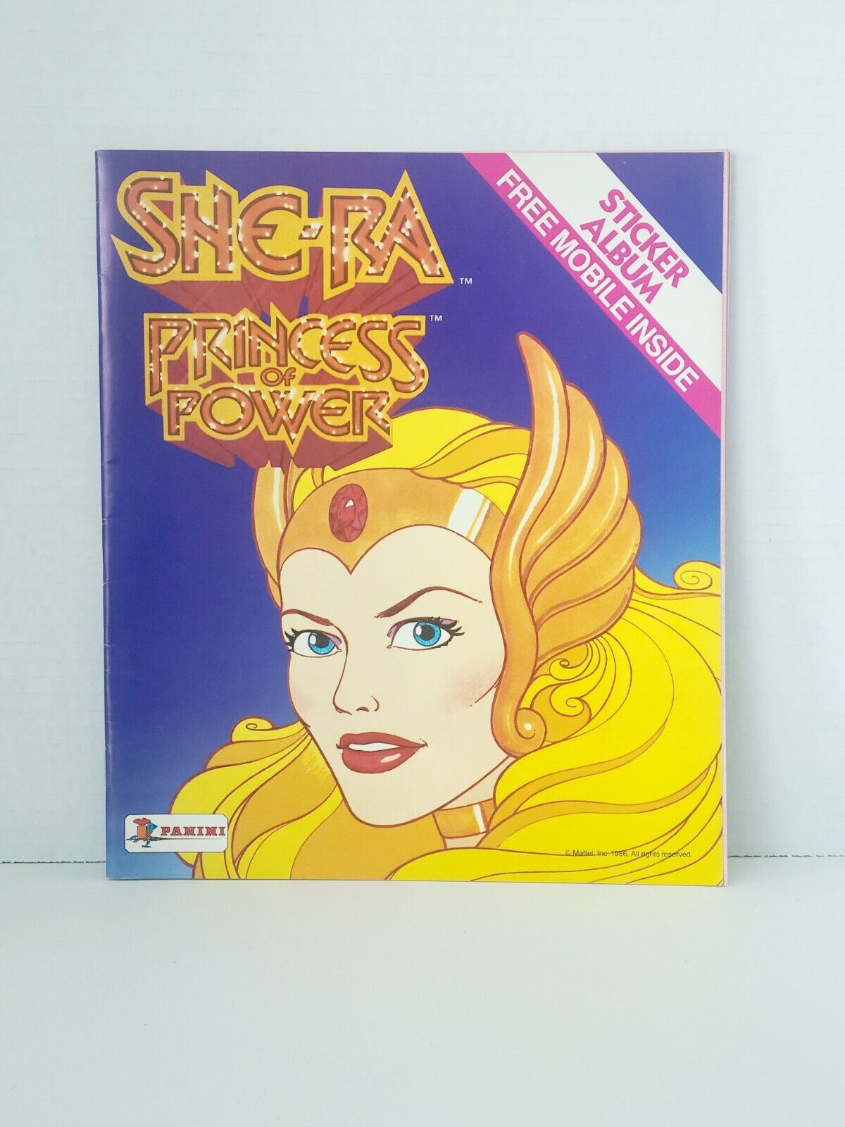 Vintage 1986 She-Ra Princess Of Power Sticker Album - Empty Book Great Condition