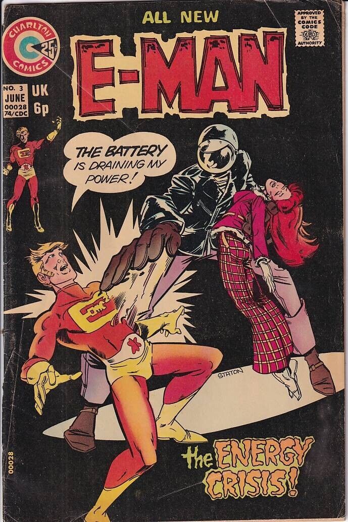 42827: Modern Comics E-MAN #3 G Grade