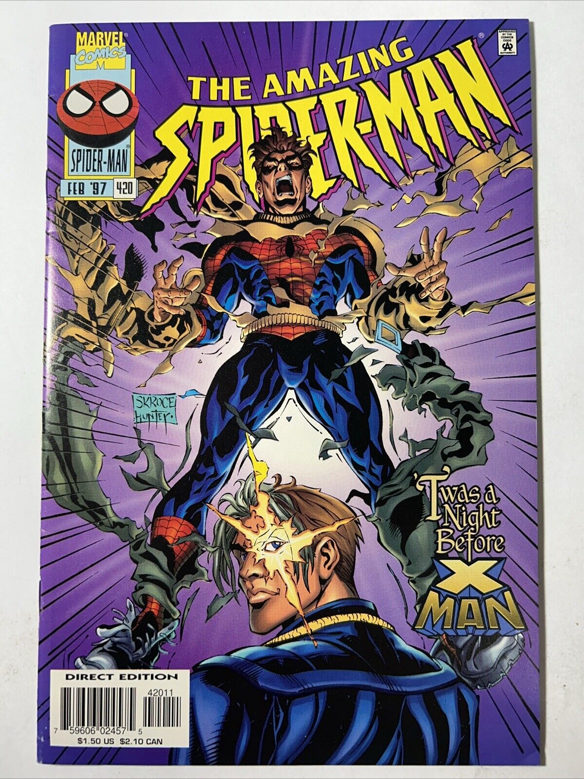Amazing Spider-Man #420 DIRECT VARIANT Marvel Comics MCU Steve Skroce