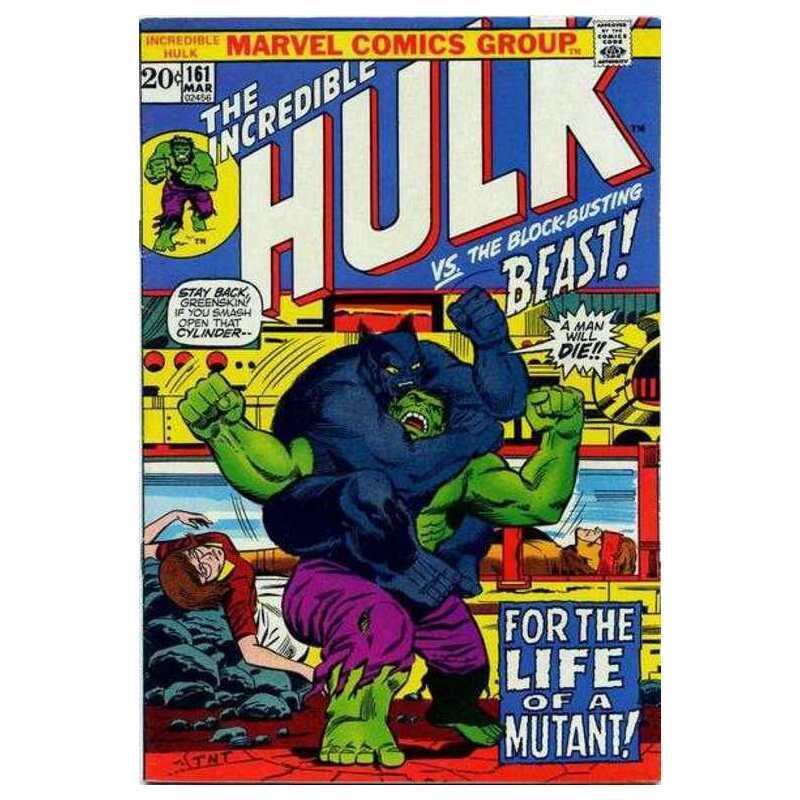 Incredible Hulk (1968 series) #161 in Fine condition. Marvel comics [w&