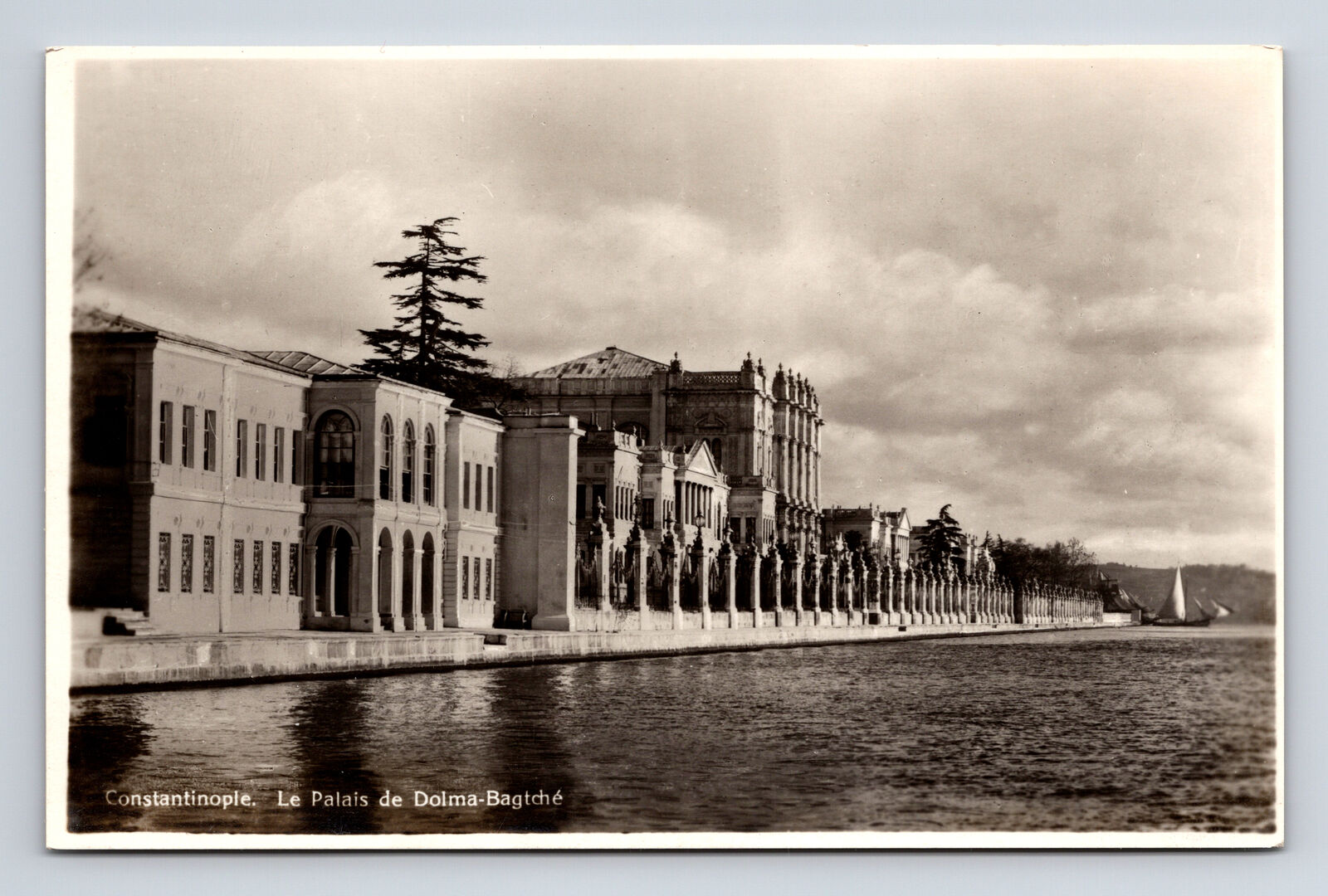 RPPC Dolma Bahce Palace Constantinople istanbul Turkey Postcard