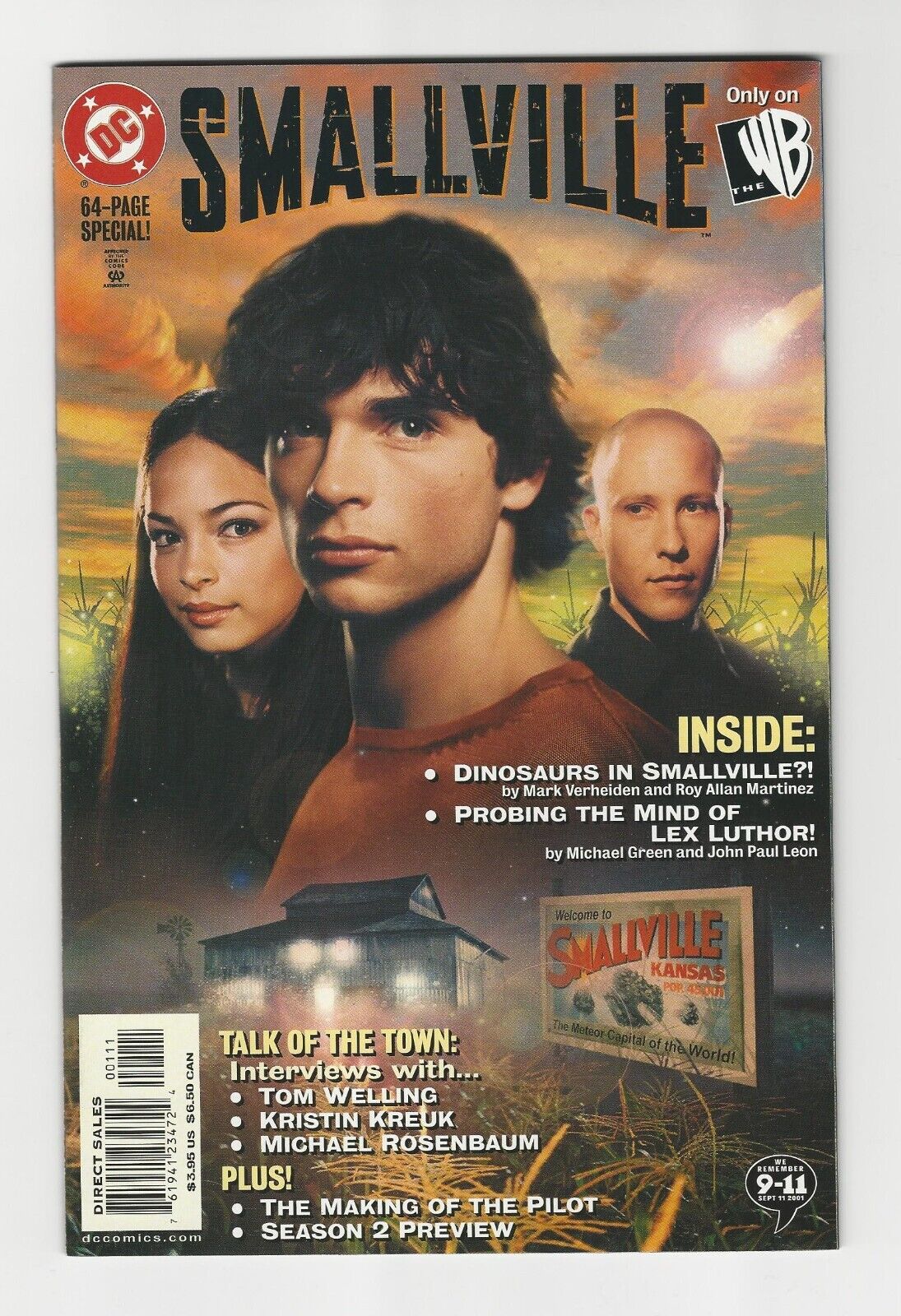 Smallville 1 (DC 2002 one-shot) NM+ 1st SMALLVILLE COMIC
