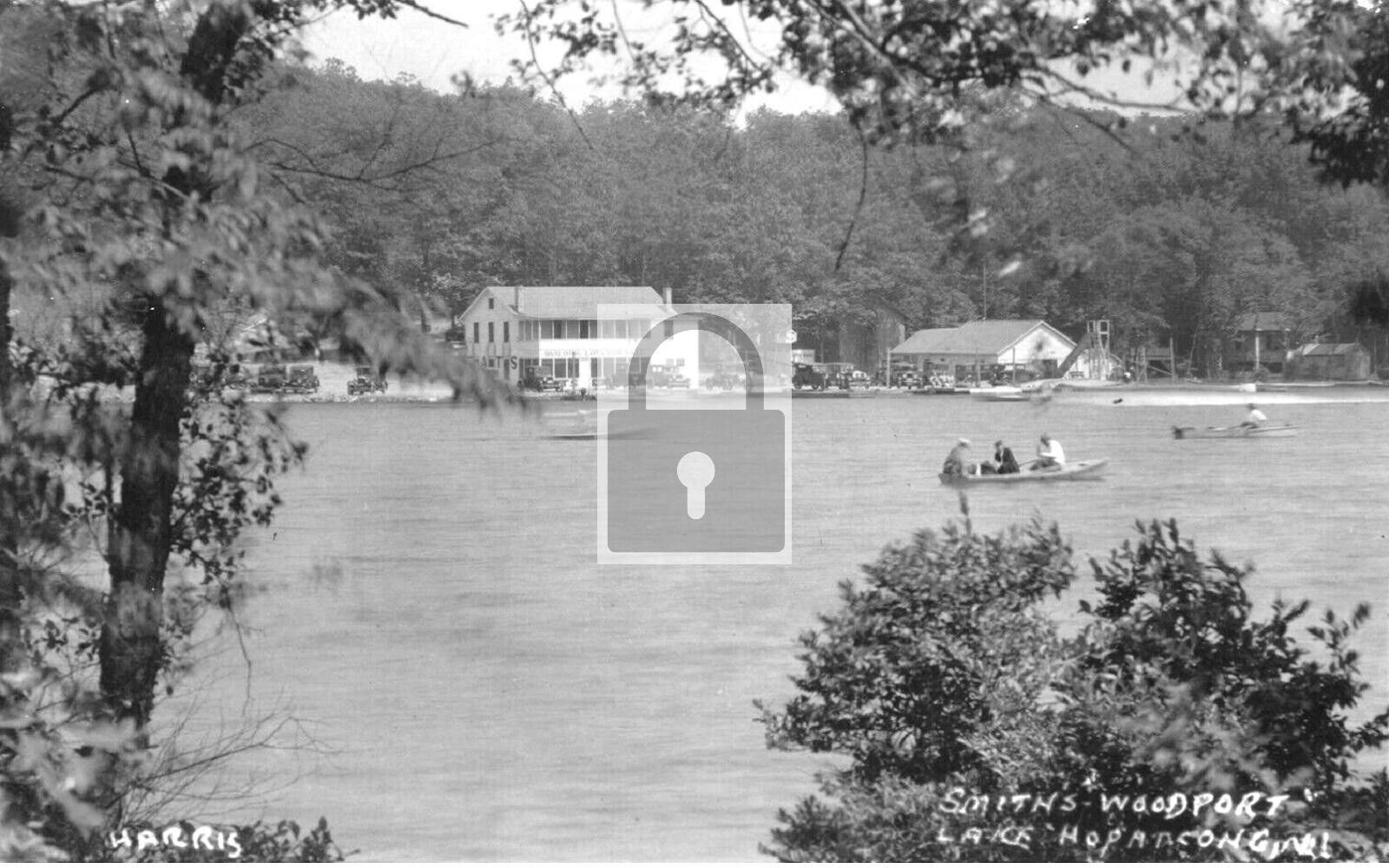 Smiths Woodport Lake Hopatcong New Jersey NJ Reprint Postcard