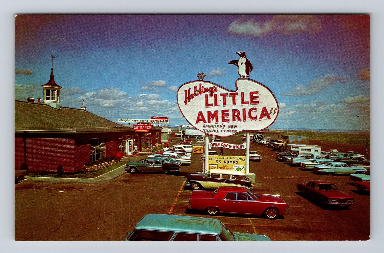 Little America WY-Wyoming, Holding's Little America Motel, Vintage Postcard