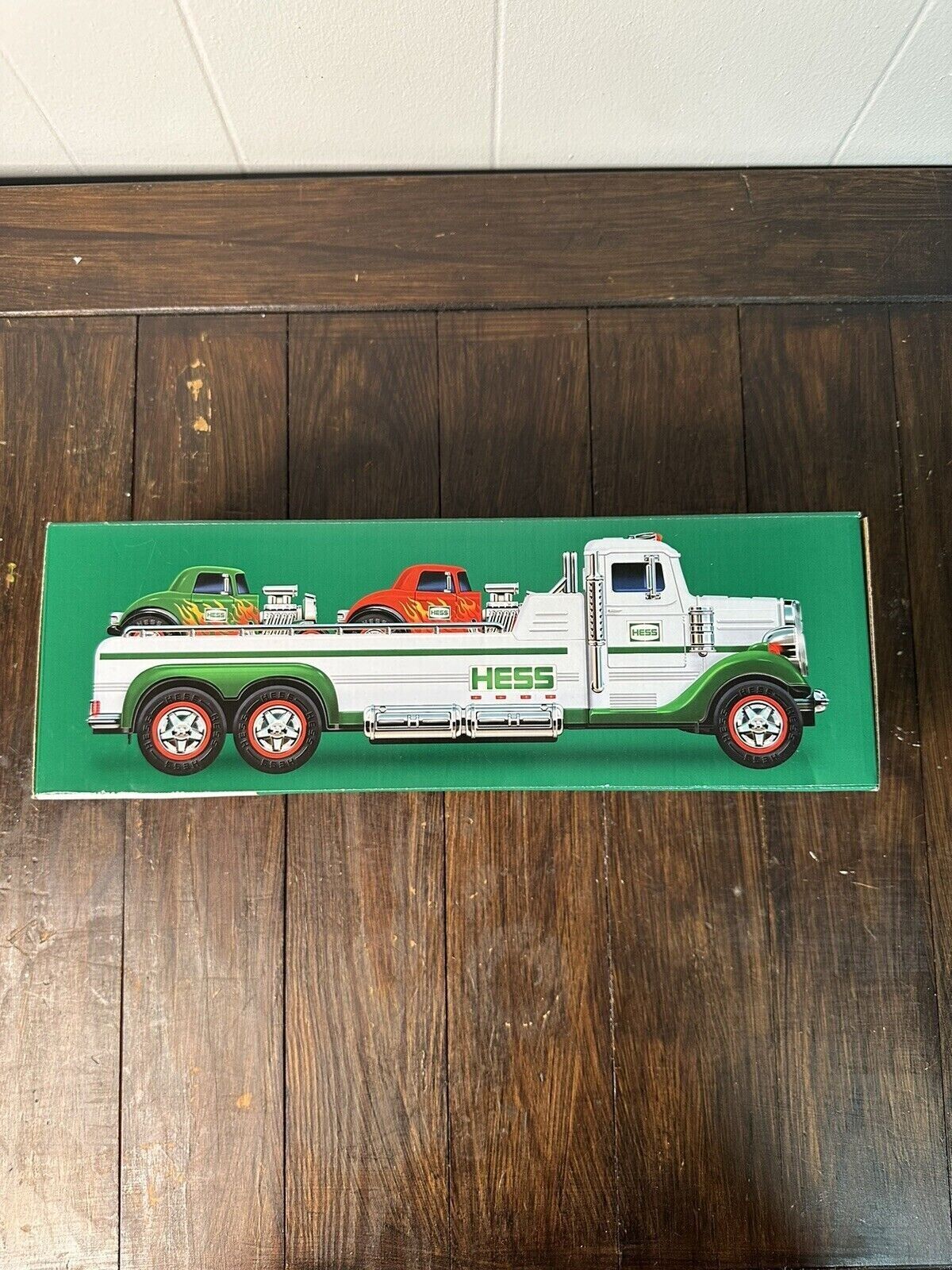 2022 Hess Toy Truck Flatbed With 2 Hot Rods-Brand New