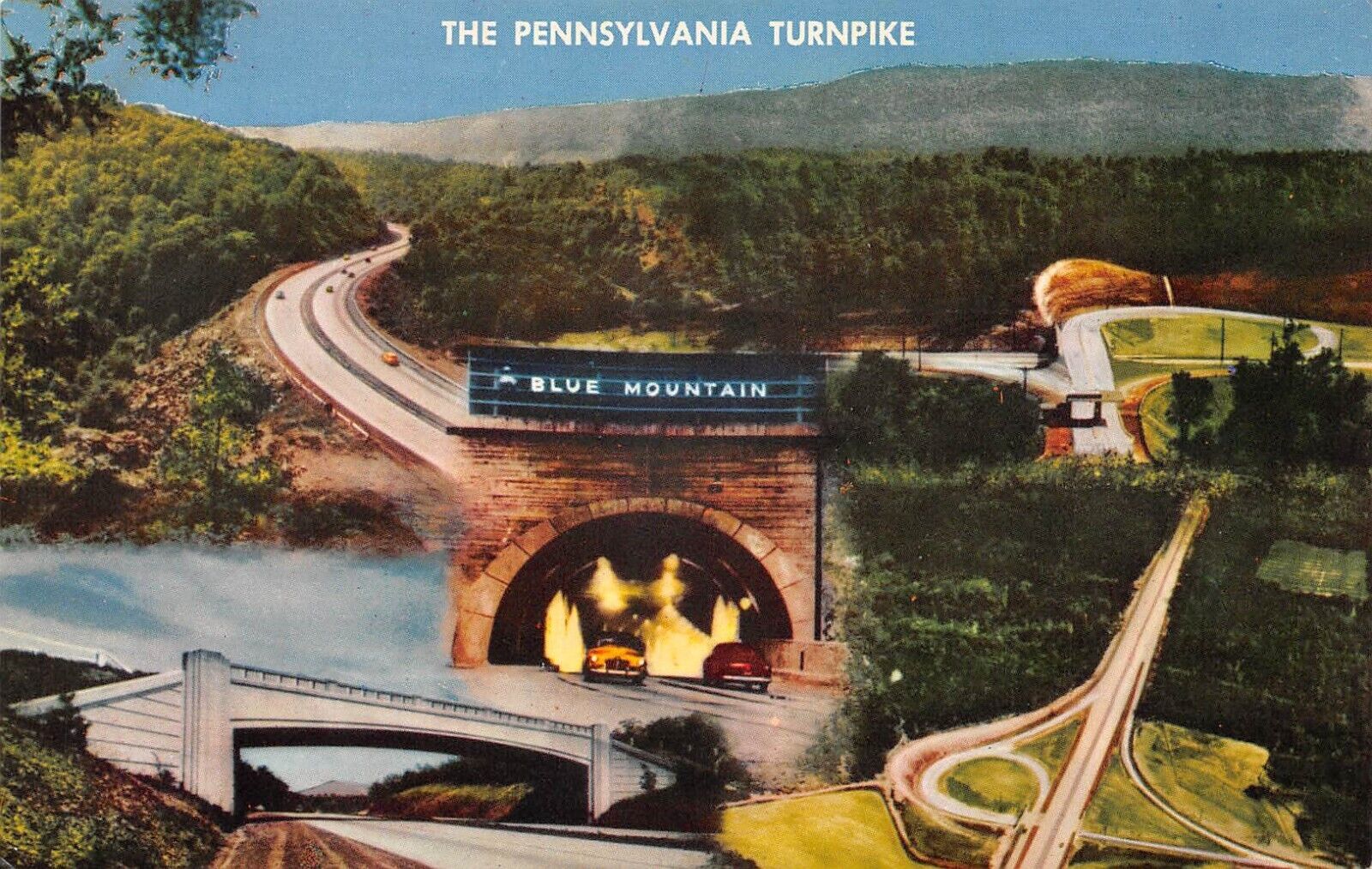 Pennsylvania Turnpike Blue Mountain Postcard