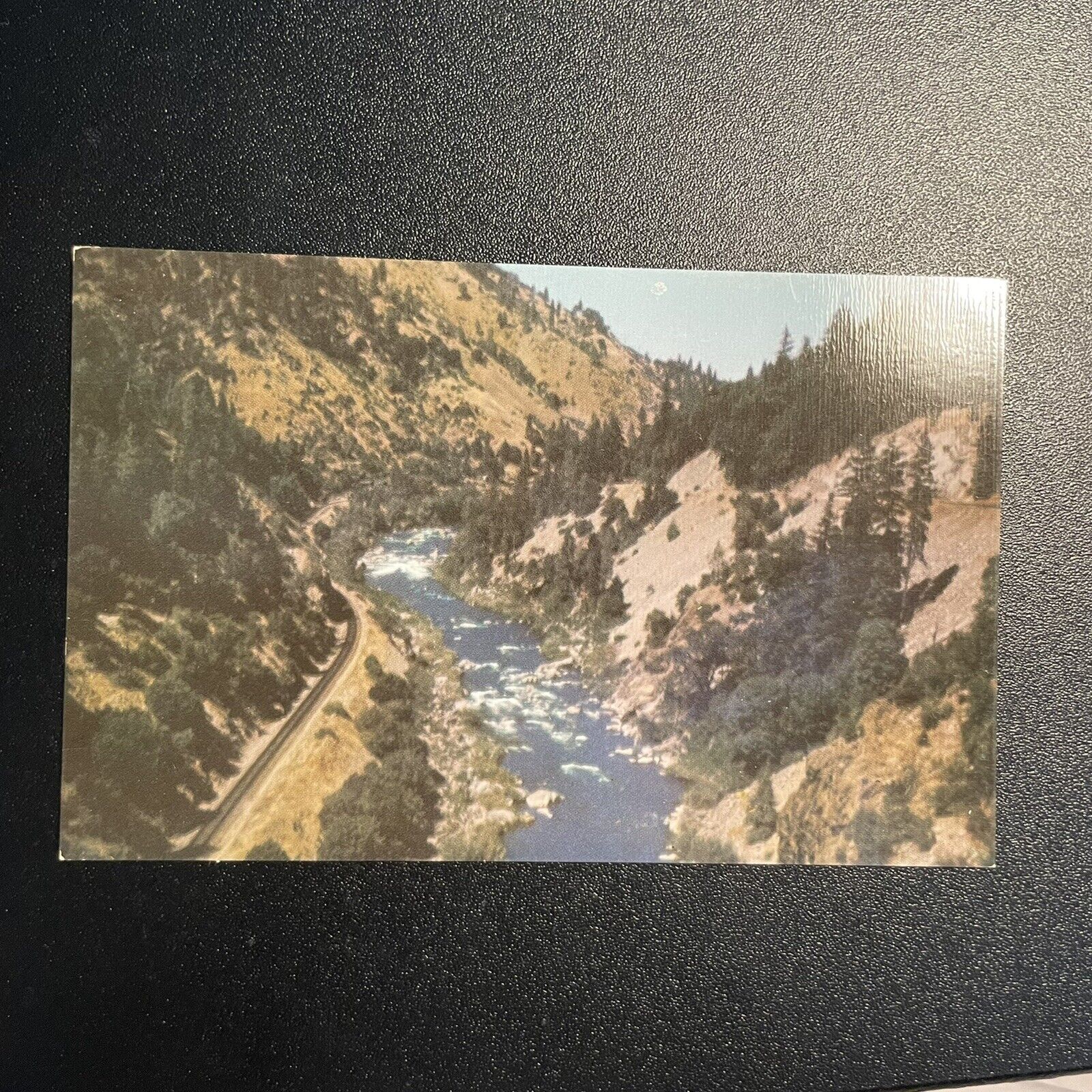 California CA Feather River Canyon Spring Postcard Vintage B32