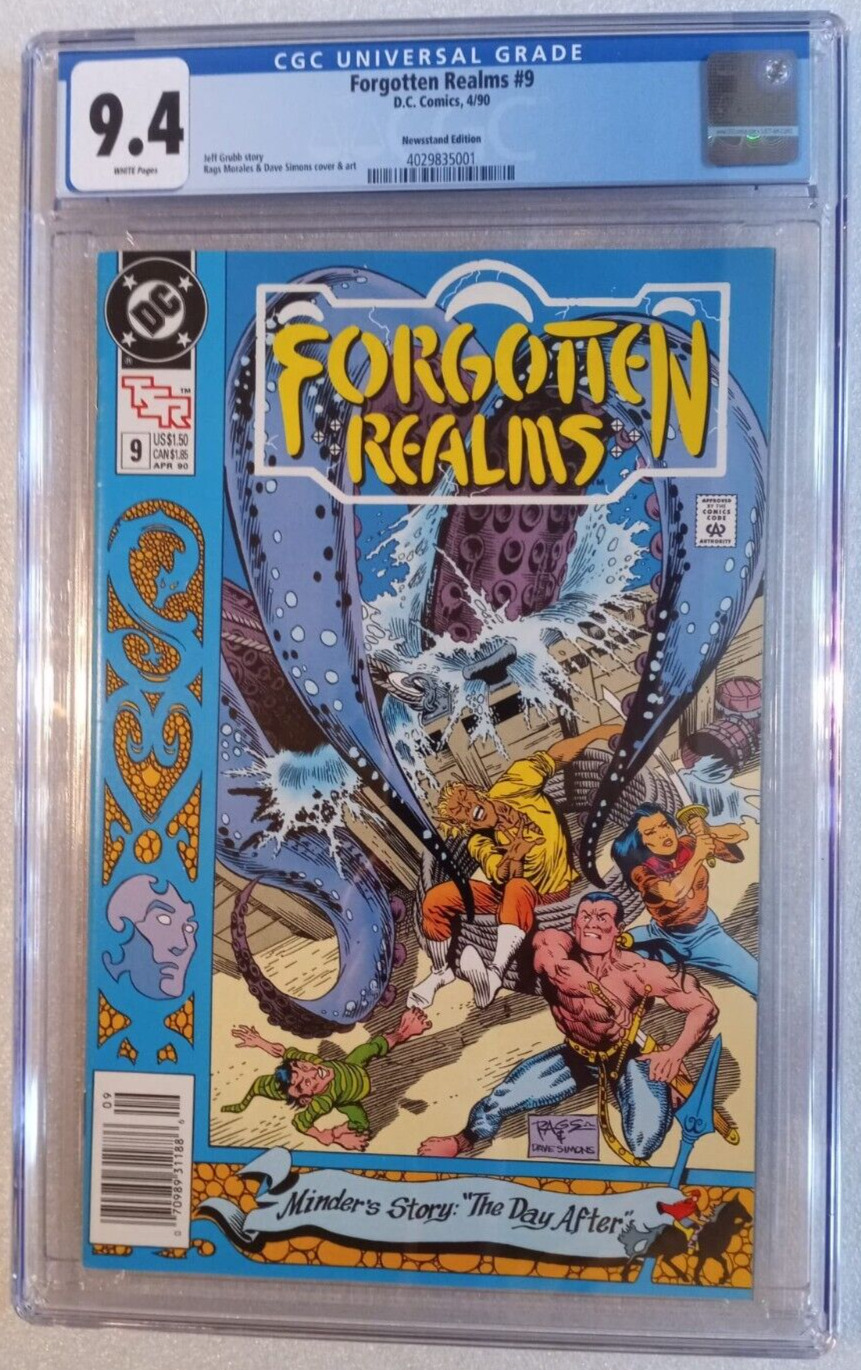 Forgotten Realms #9 DC Comics 1990 CGC 9.4 White Pages NEWSSTAND EDITION