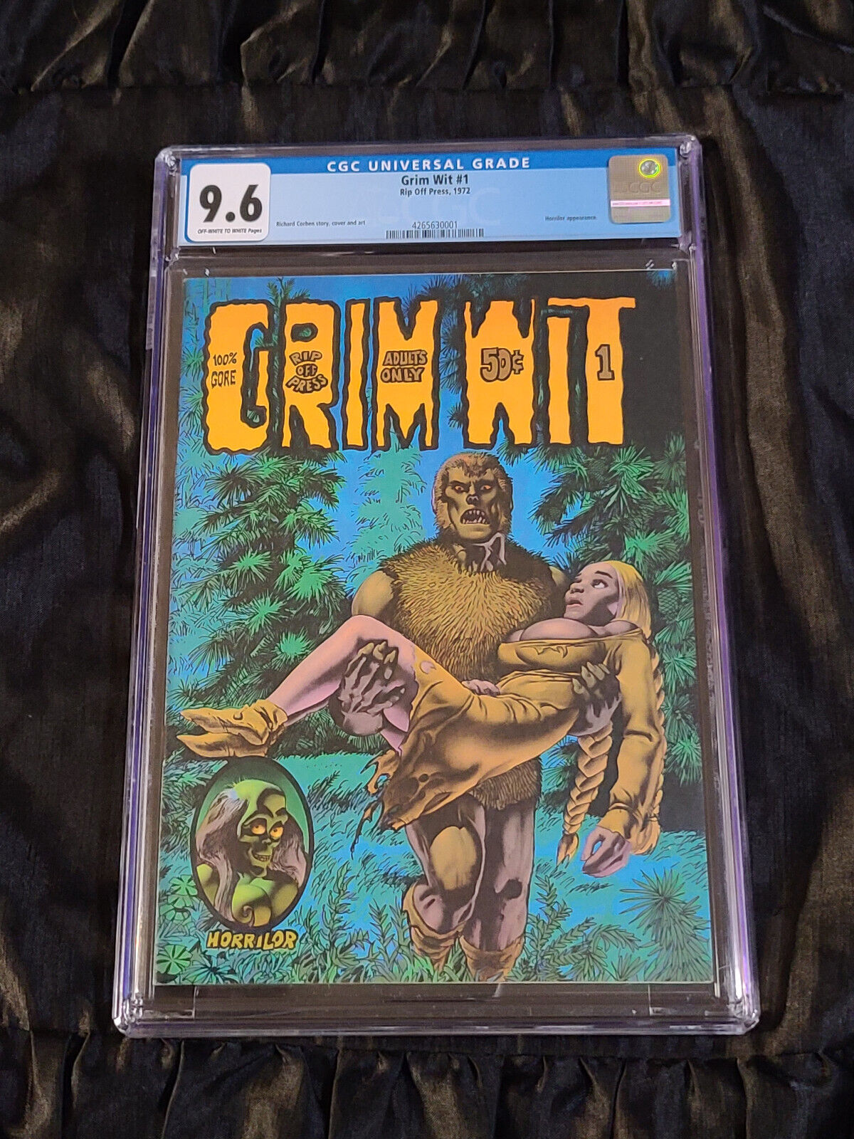Rip Off Press 1972 Richard Corben's Grim Wit #1 CGC 9.6 Near Mint+ 1st Printing