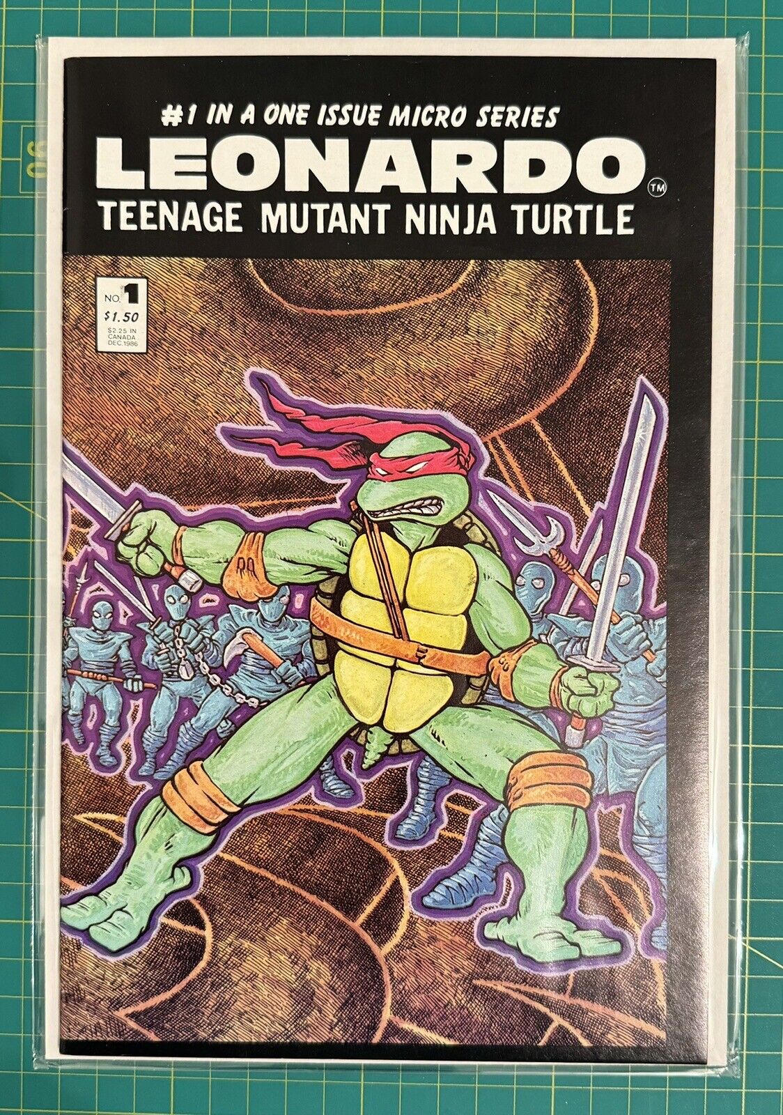 LEONARDO #1 TMNT 1986 Mirage Comics Teenage Mutant Ninja Turtles