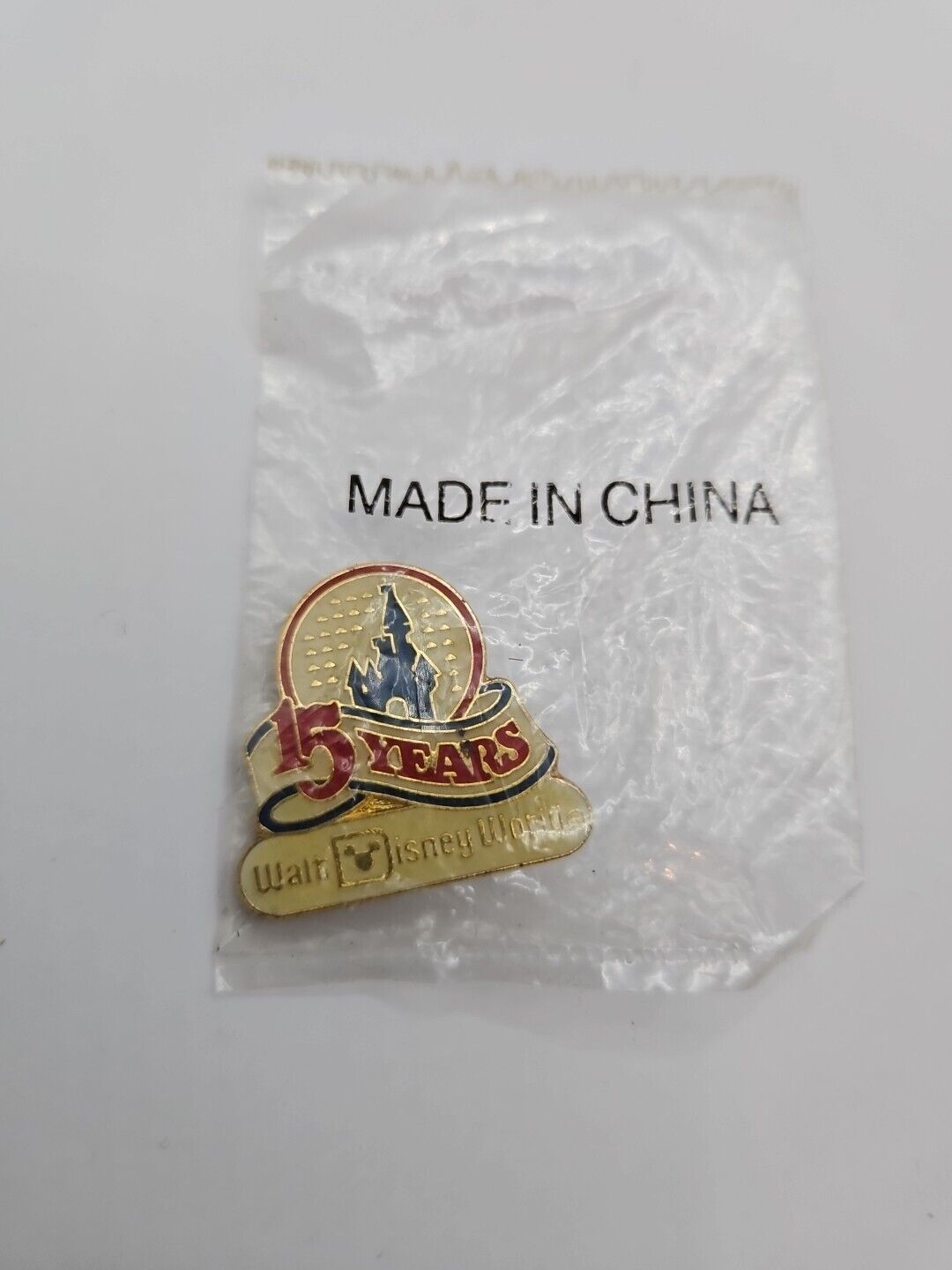 Vintage 15 Years Walt Disney World Pin