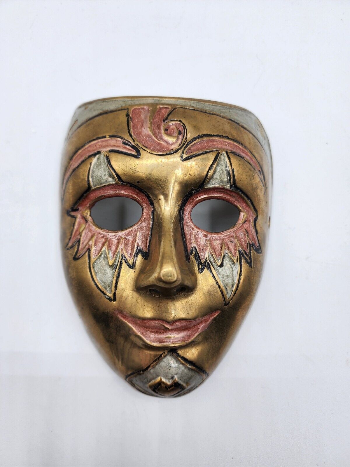 Vintage Brass wall decor mask
