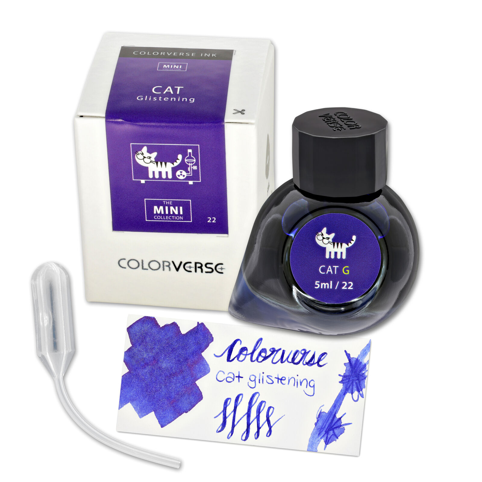 Colorverse Multiverse Mini Bottled Ink in Cat - 5mL - NEW in Box