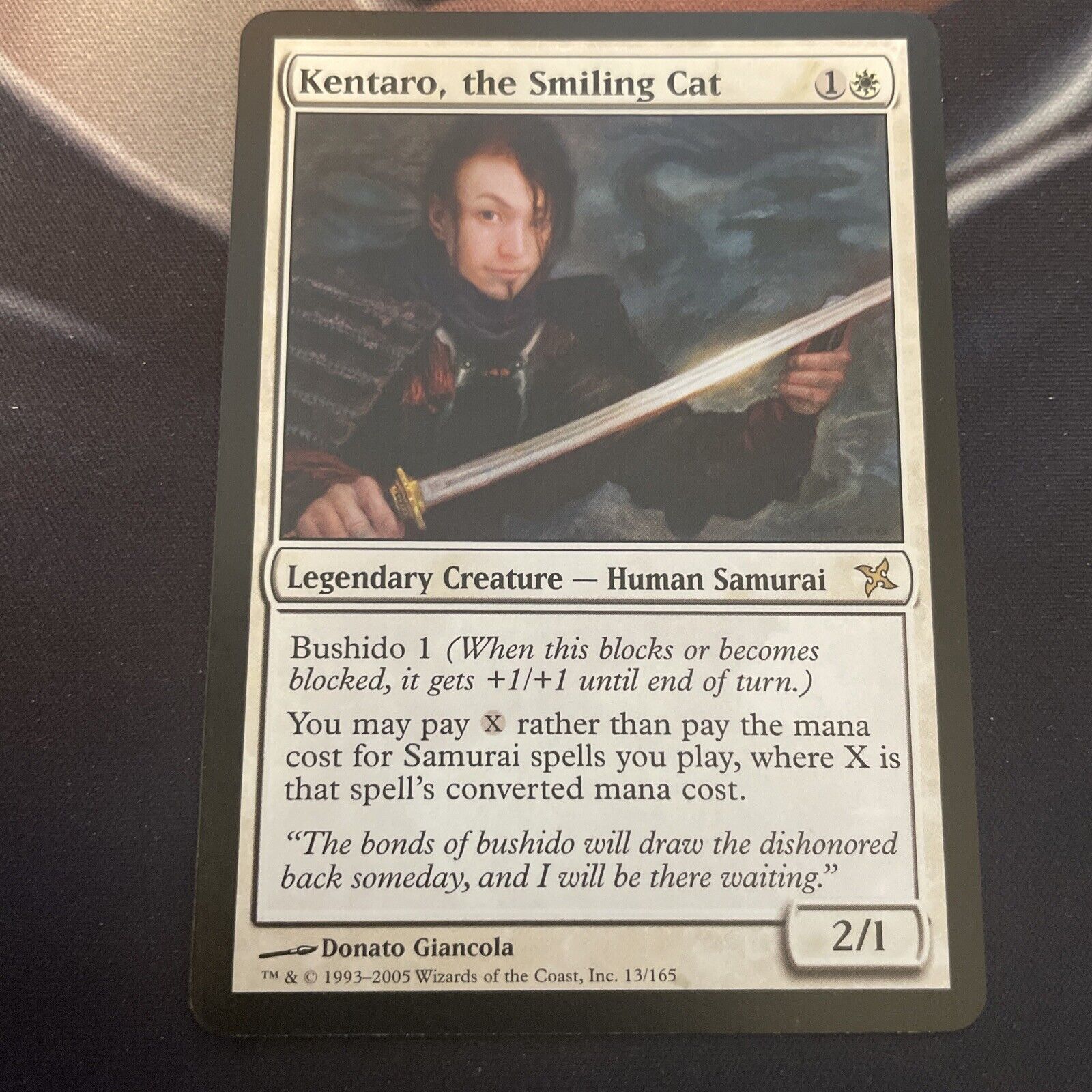 Kentaro, The Smiling Cat - Mtg Magic The Gathering Card