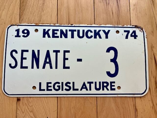 1974 Kentucky Legislature/Senate License Plate