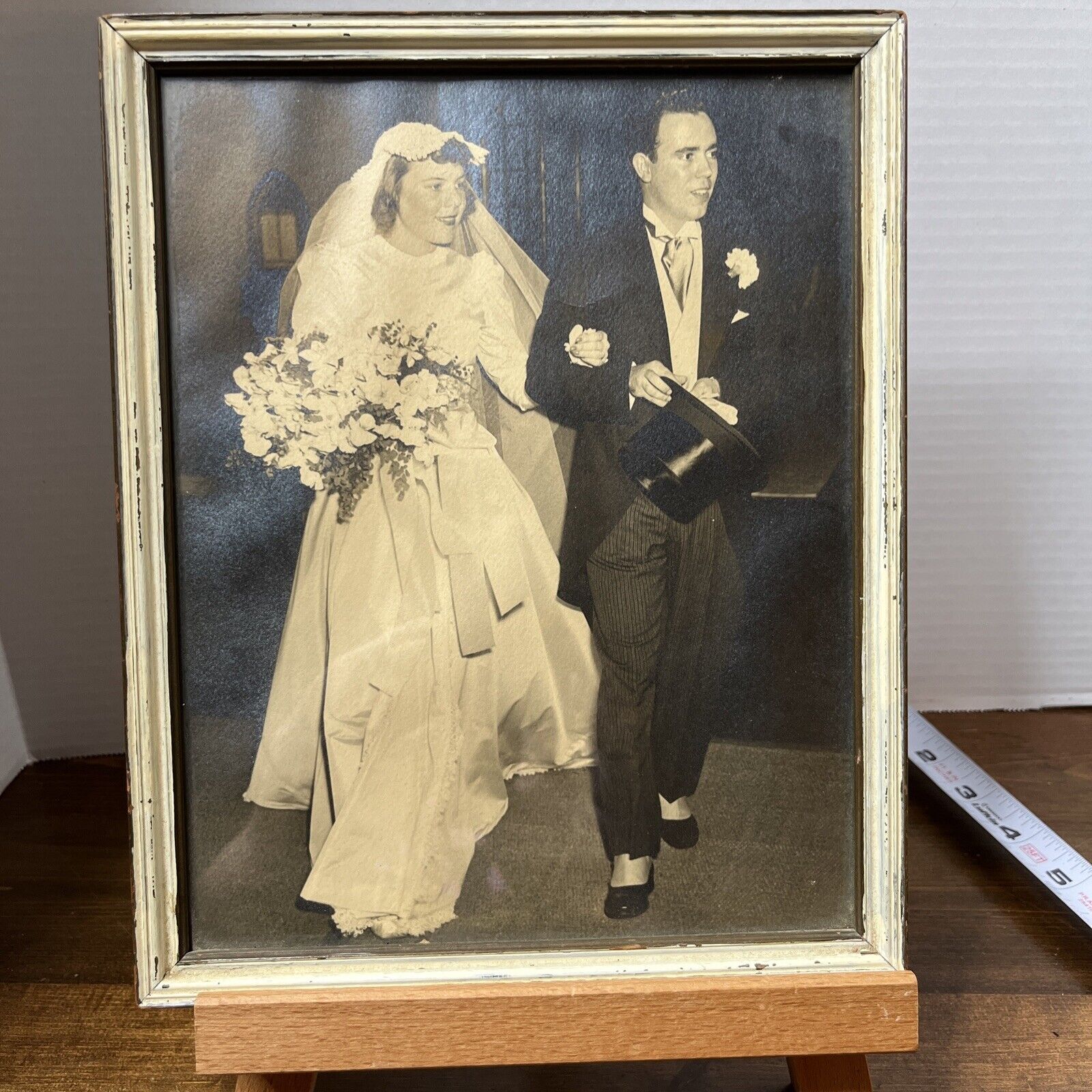 1940’s Wedding Photo Vintage Fashion