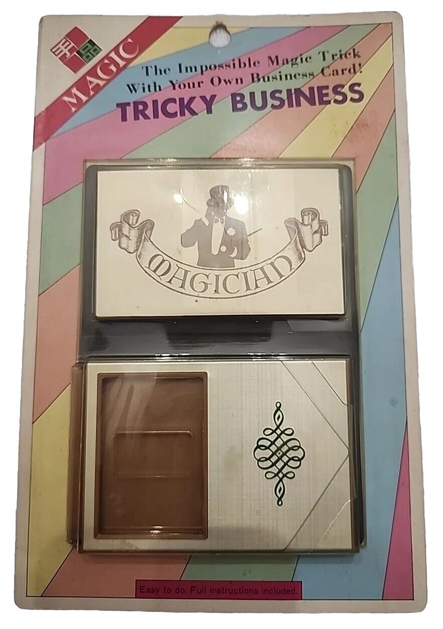 Tenyo Magic Tricky Business (T-130)Vintage Tenyo Magic. New In Package 
