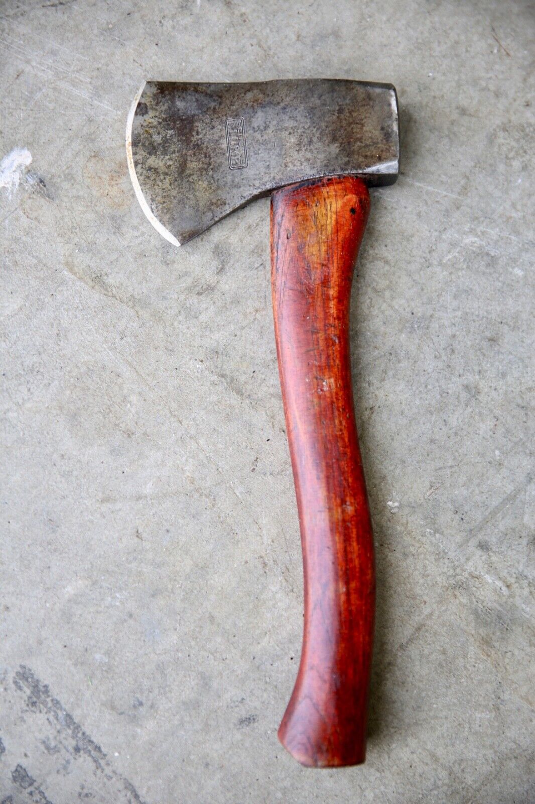 Vintage PLUMB BOY SCOUT AXE HATCHET NATIONAL PATTERN 1950s RED Wood HANDLE Tool