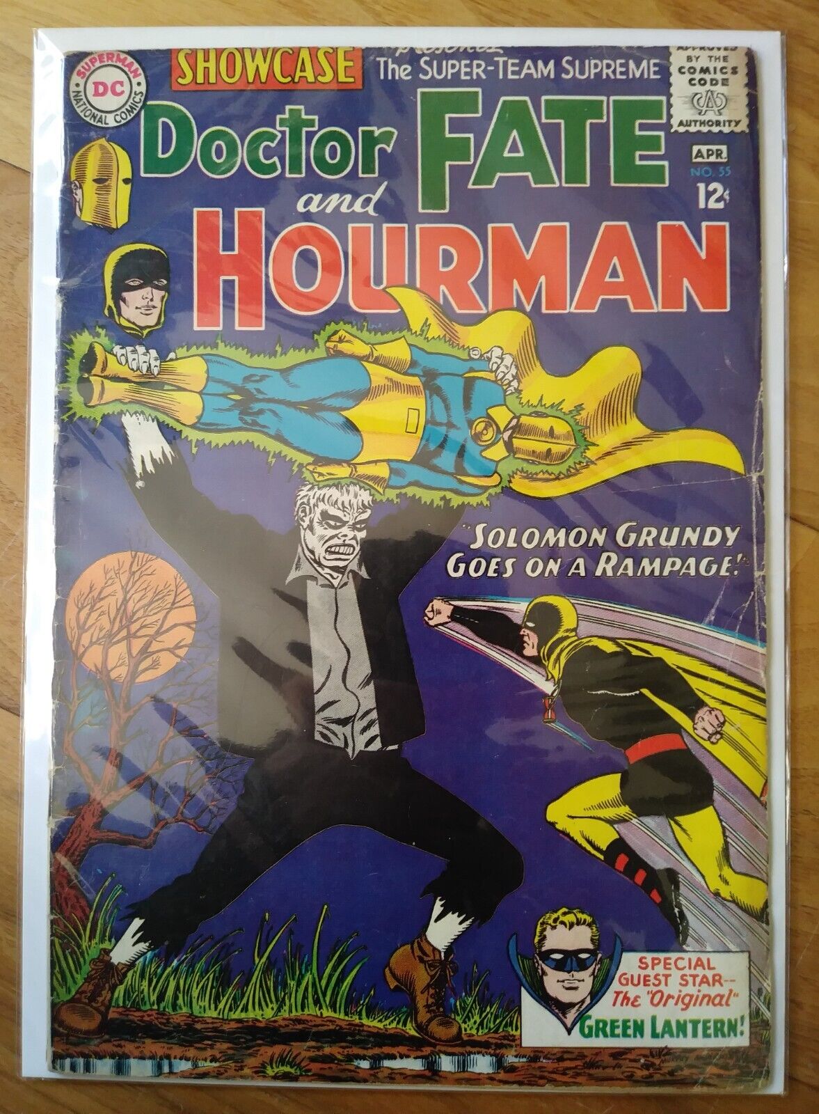 SHOWCASE #55 / 1st Silver Age Solomon Grundy / Doctor Fate / 1965 DC Comics