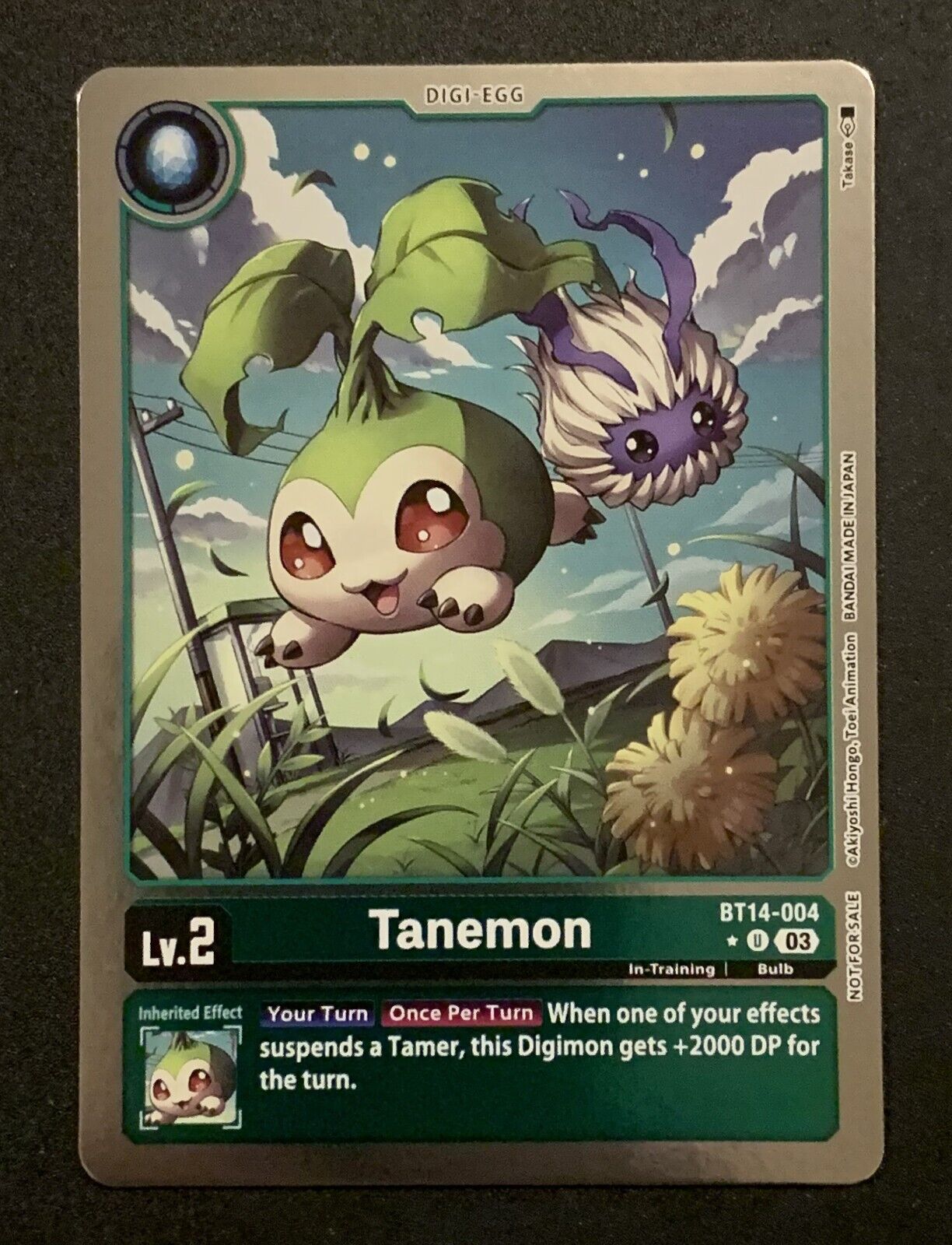 Tanemon (Foil) - BT14-004 U - Green - Blast Ace - Digimon TCG