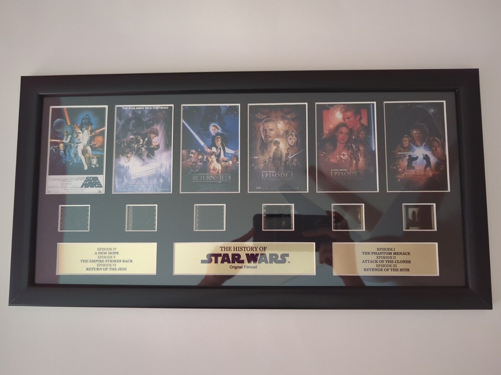 Rare Star Wars original filmcell With Certificate Of Authenticity 