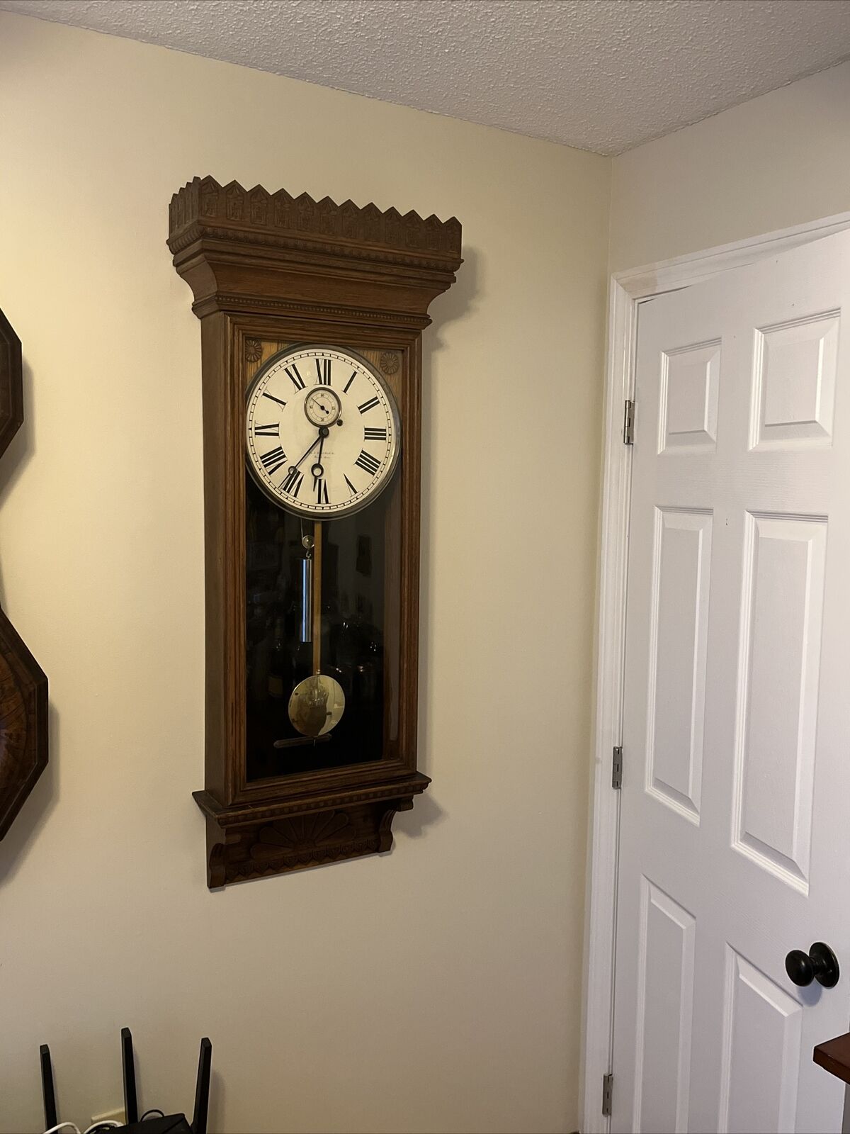 Antique Gilbert wall clock #14