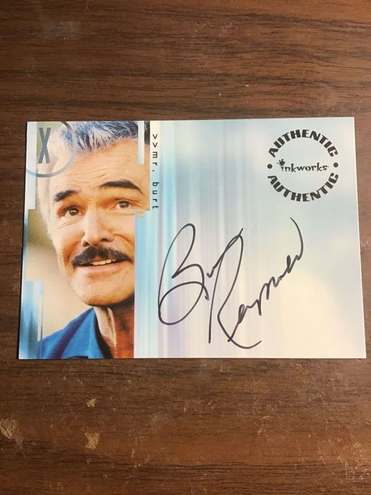 Burt Reynolds 2003 Inkworks X-Files Auto A20  SWEET CARD