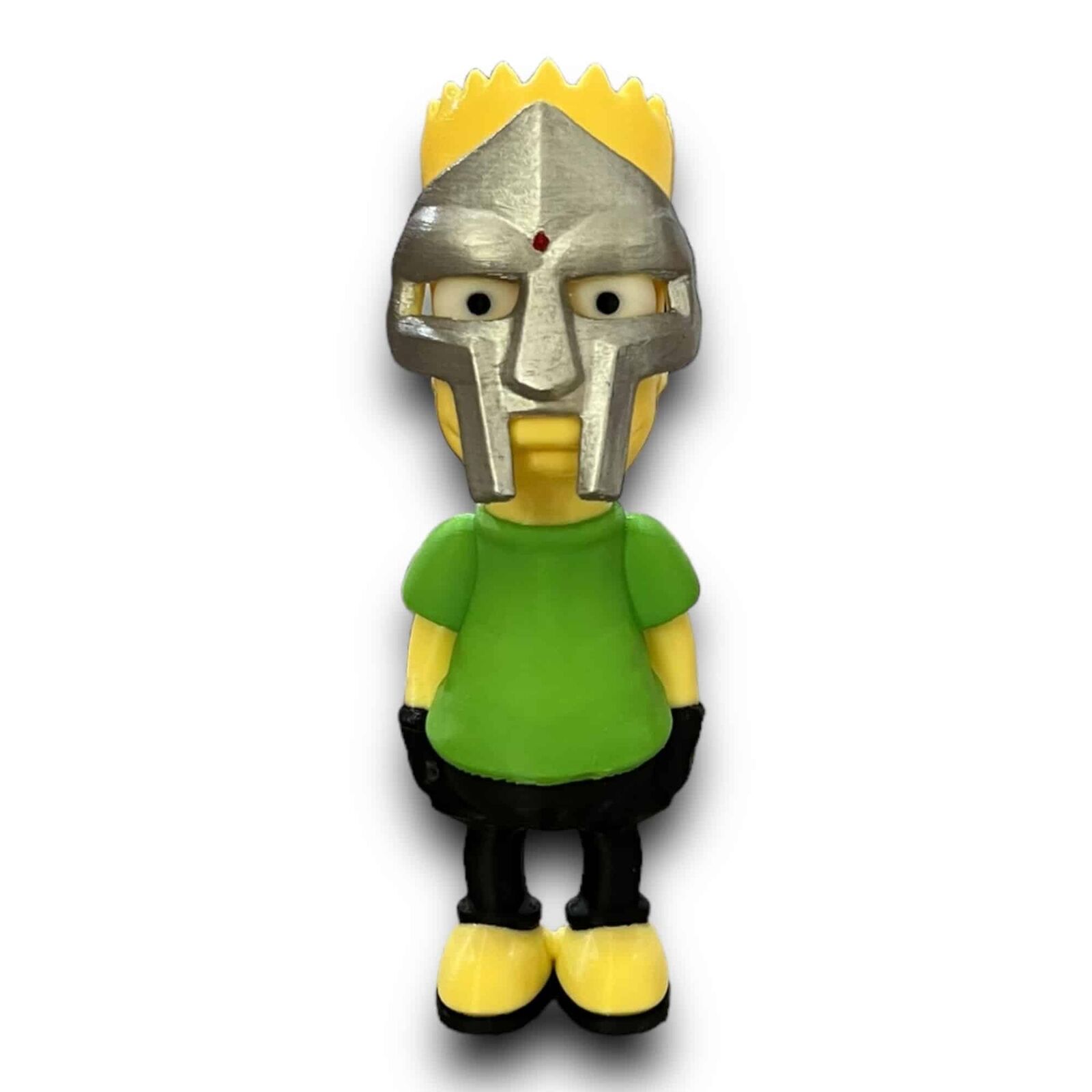 The Simpsons Bart Simpson with MF Doom Mask