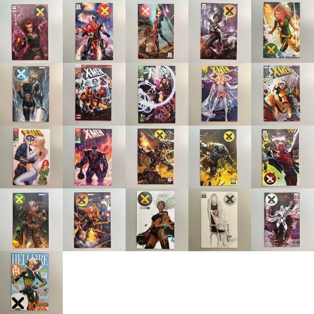 X-men Vol 4 Complete/Full Series 2019-2021 #1-21 Trade Exclusives Lucio Parrillo