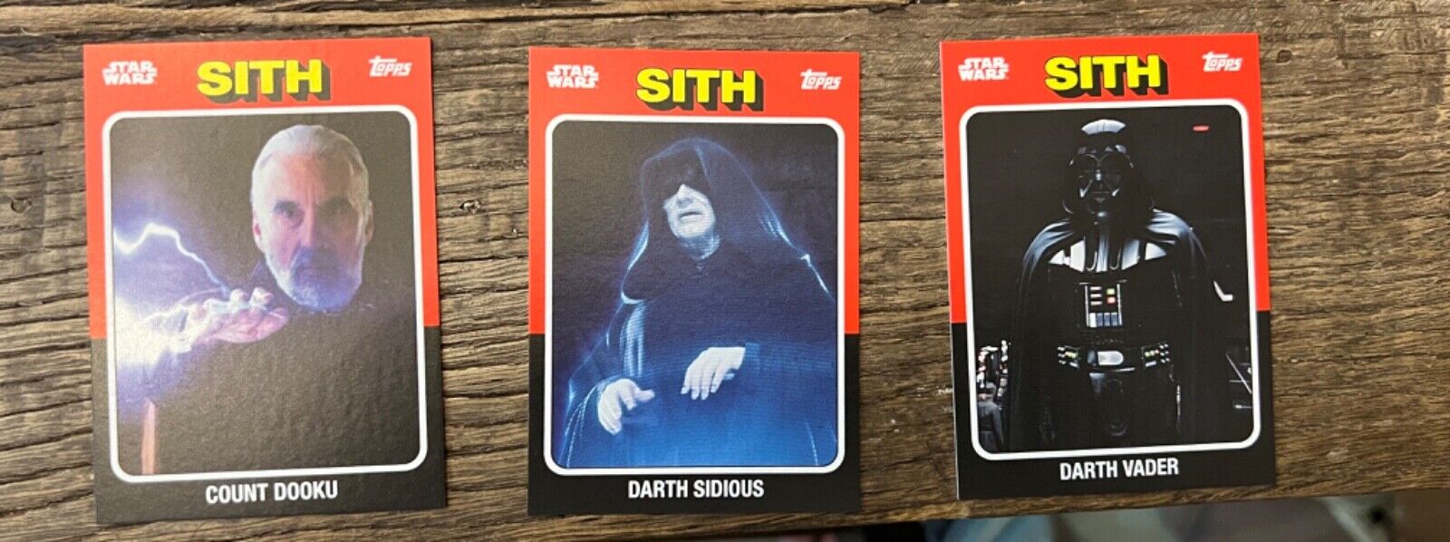 🔥2024 Throwback Thursday Star Wars Edition Set #13 Vader Sith In Hand Ship Now