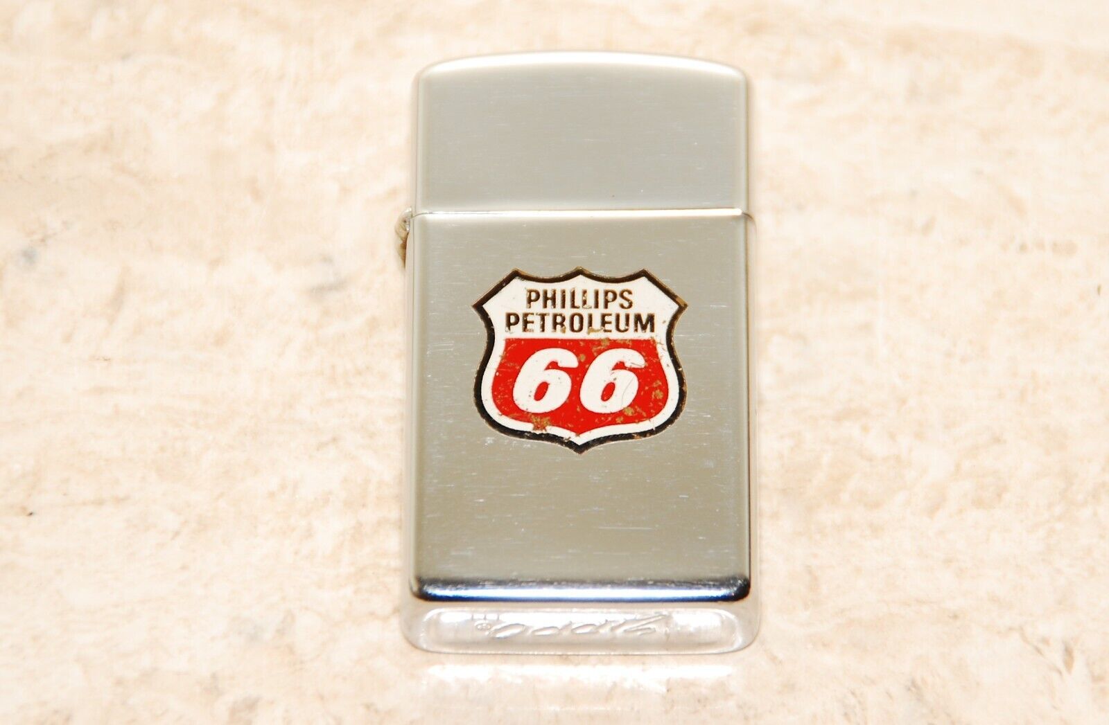 1968 Slim Zippo Lighter - Phillips 66 Petroleum - Gas & Oil