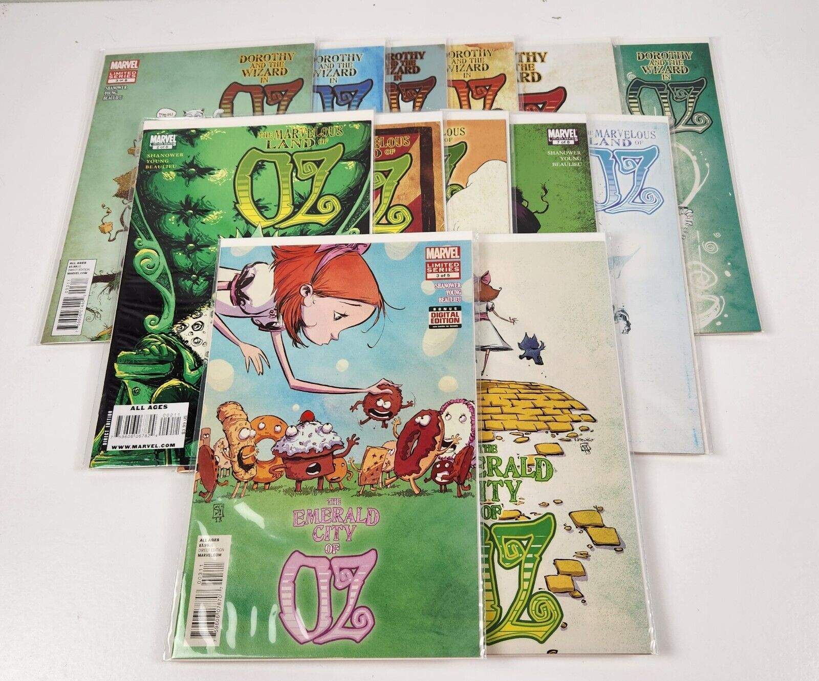 Dorothy and the Wizard in Oz (Marvel 2011) #3-8, The Marvelous Land of Oz, more