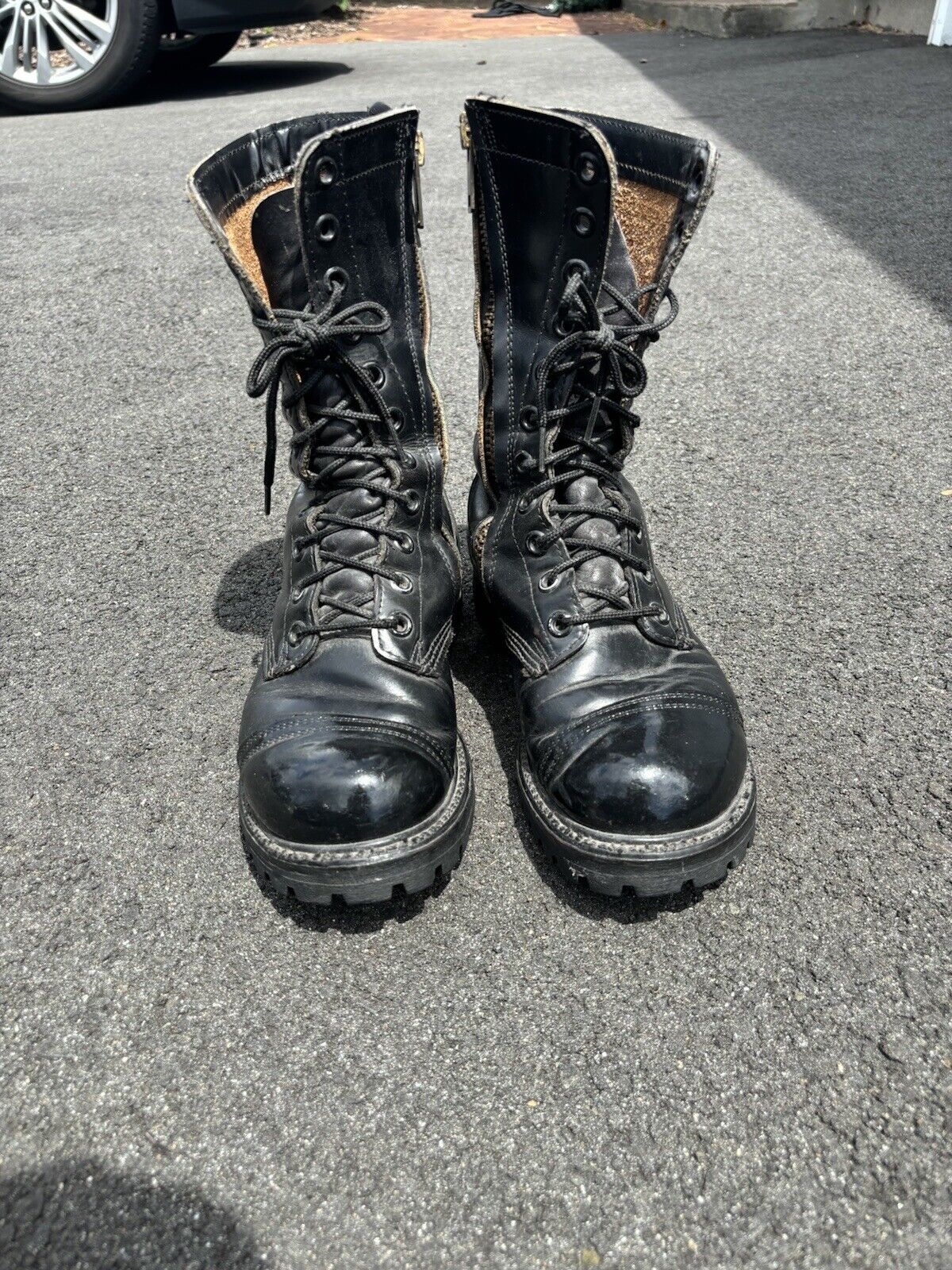 Vintage Military 70s 80s Cold War Tanker Boots