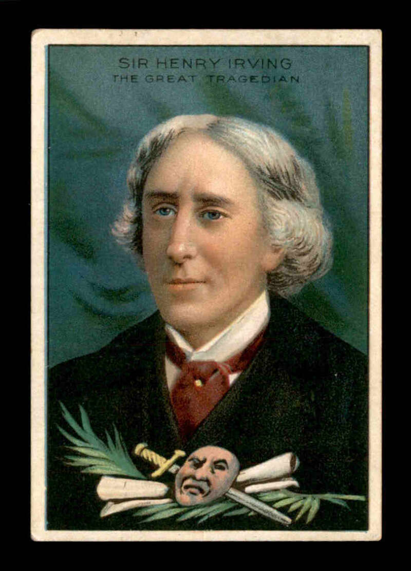 1911 American Tobacco Heros of History #47 Sir Henry Irving  T68 VGEX X3103690