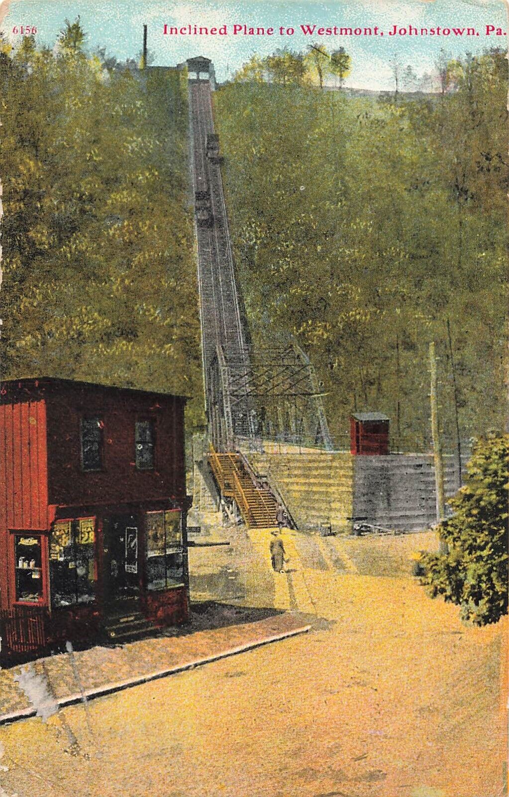 LP31 Johnstown Pennsylvania Inclined Plane to Westmont Postcard
