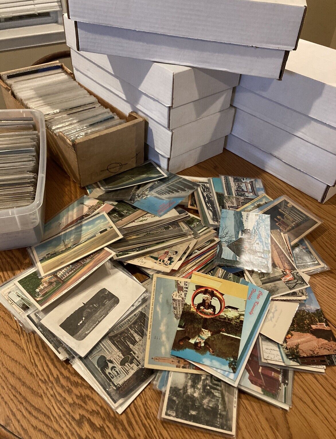 Random 250+ Vintage Postcard Lot - Early c1900's to 1970's Mixed Variety
