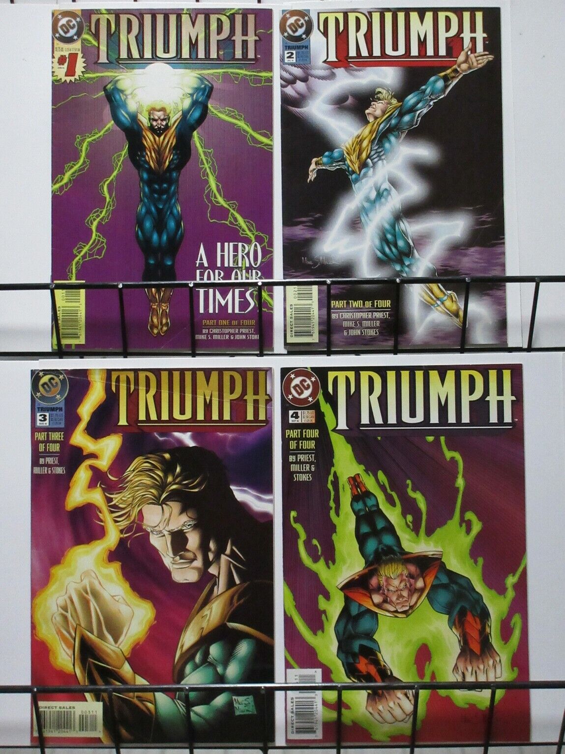 TRIUMPH (1995)   1-4 complete story arcTHE SET