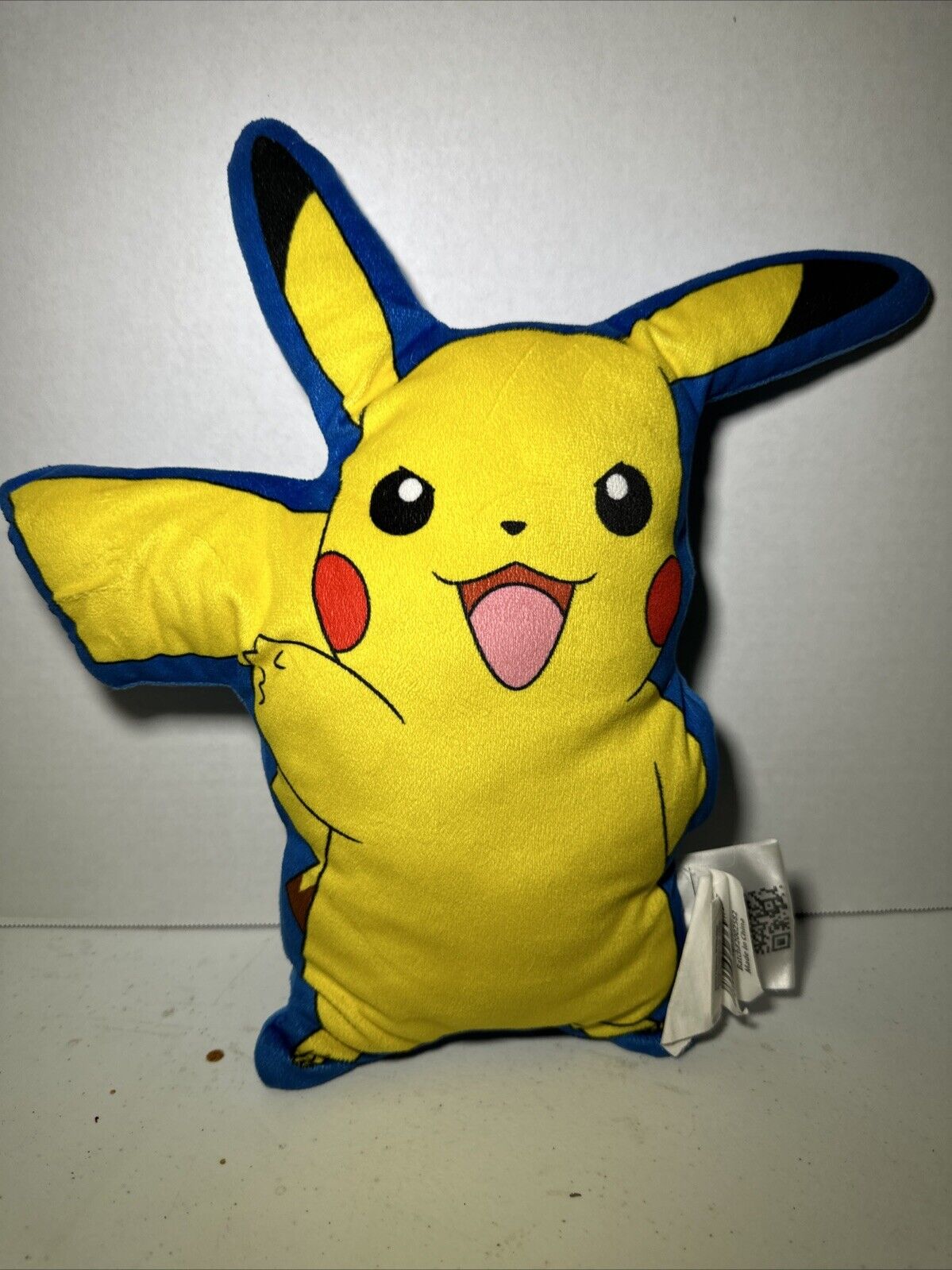 Pokemon 15” PIKACHU Plush Soft Pillow Thumbs Up Northwest Yellow Blue