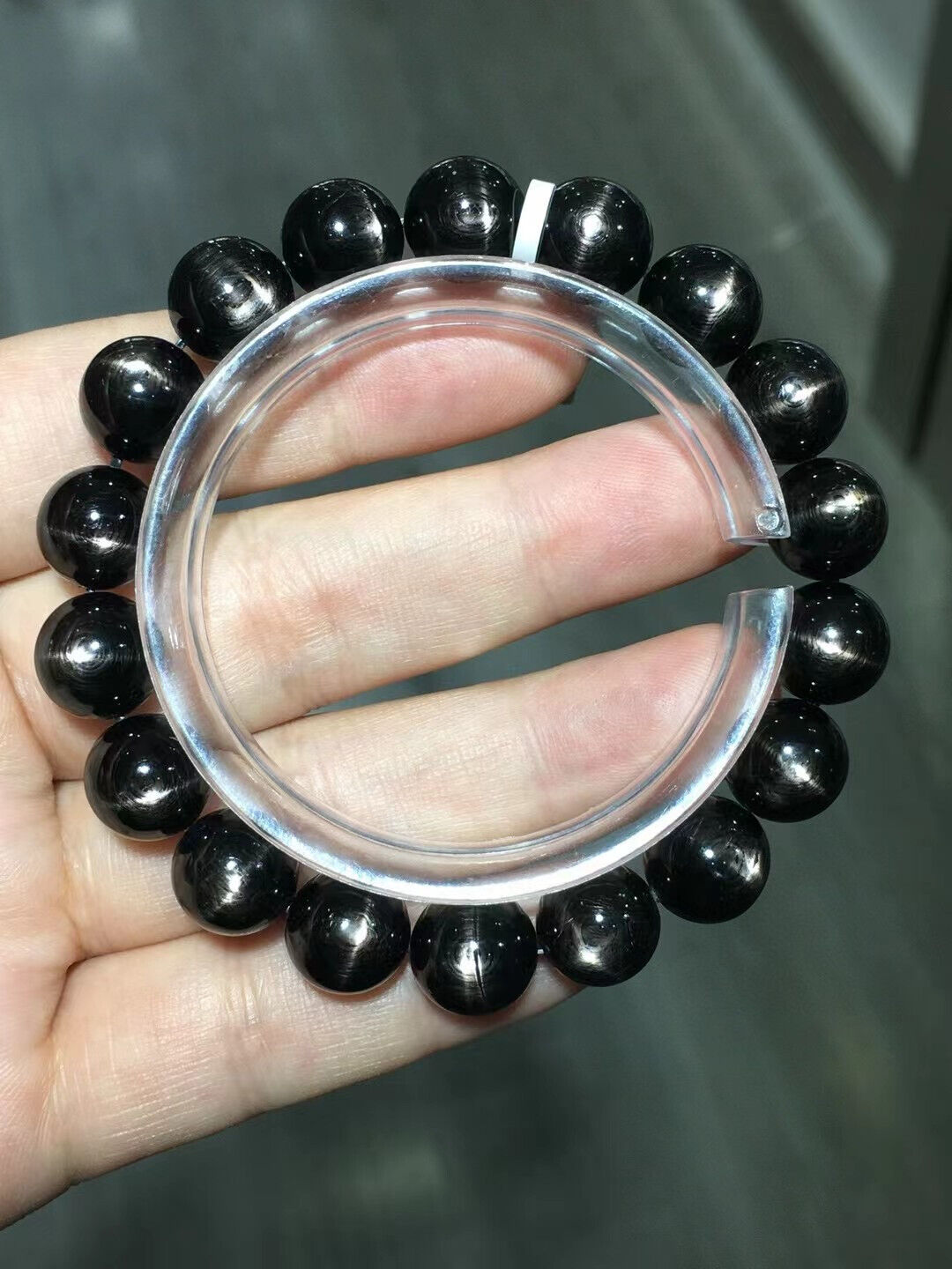 11mm Genuine Natural Golden Luck Stone Gemstone Round Beads Bracelet AAAAA