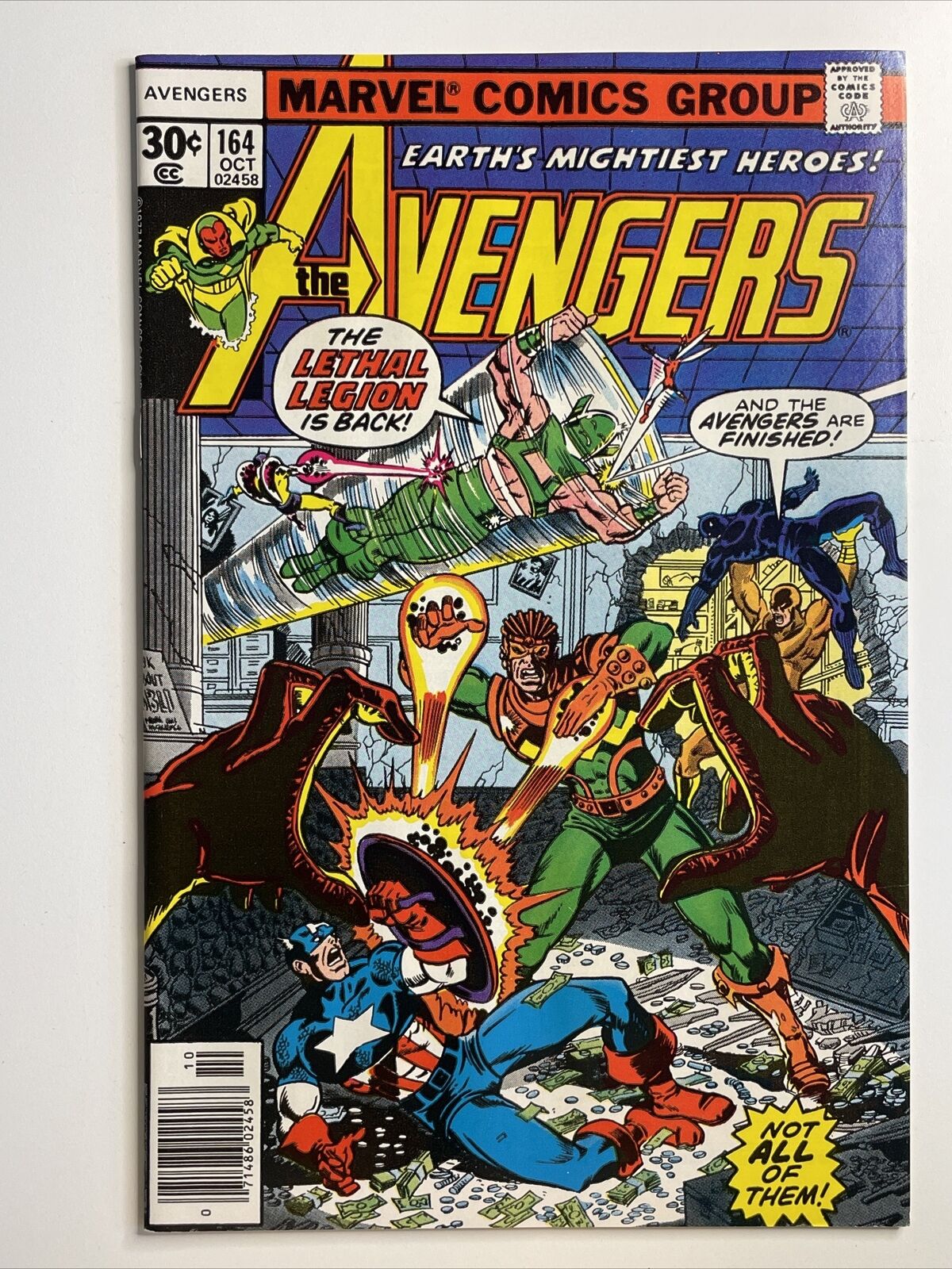The Avengers #164 Marvel Comics (1977) VF 1st Series 1st Print Comic