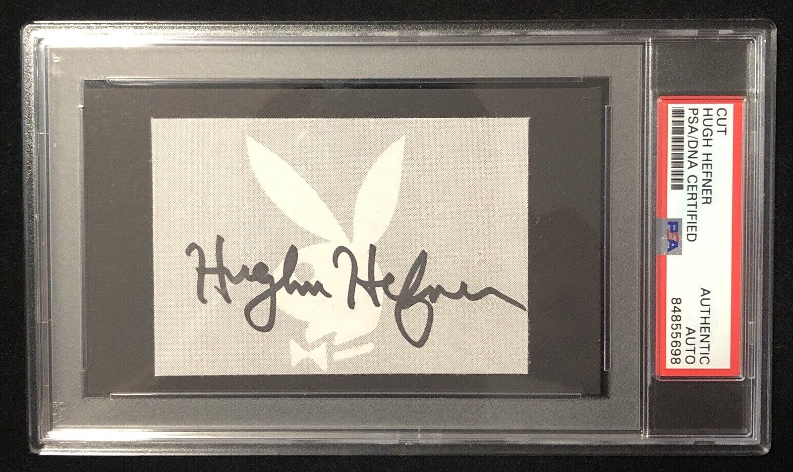 Hugh Hefner Signed Autograph Cut Playboy Autograph PSA/DNA Auto Signature Rare