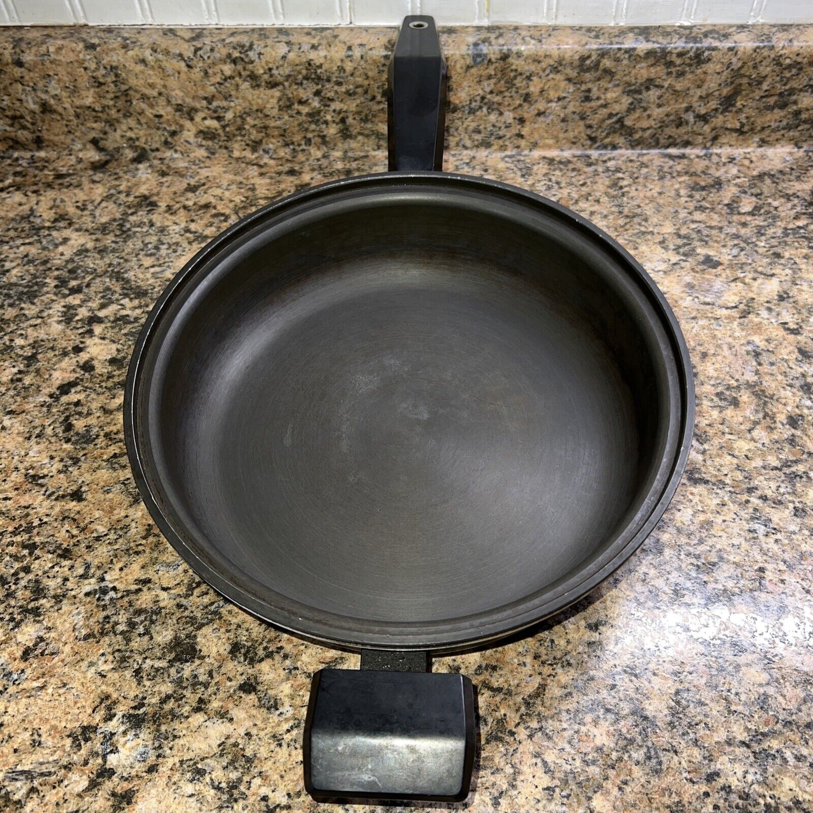 Vintage Miracle Maid 10” Frying Pan Anodized Aluminum Skillet