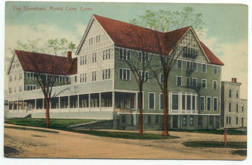 Morris Cove New Haven CT The Shoreham Hotel c1911 Postcard Connecticut