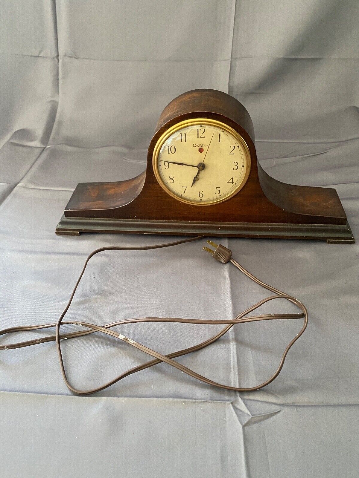 Telechron Vintage Clock Wood may be antique