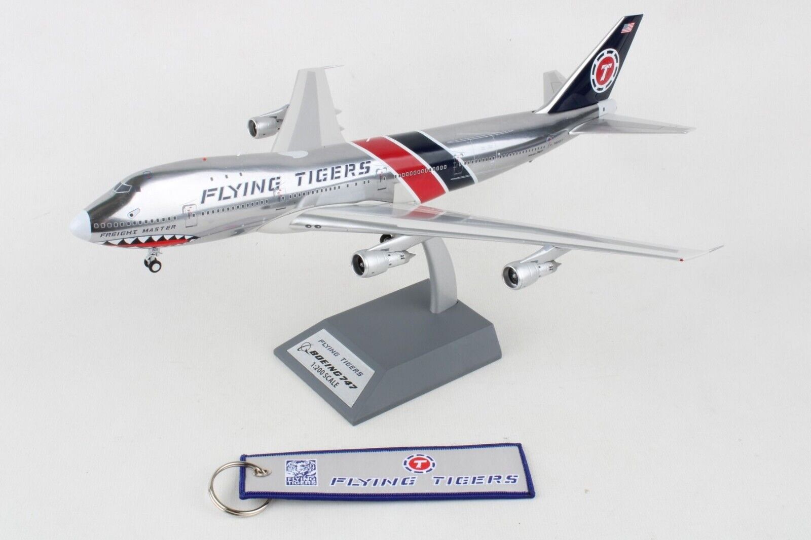 Inflight IF741FTSMP Flying Tigers Boeing 747-100F N800FT Diecast 1/200 Jet Model