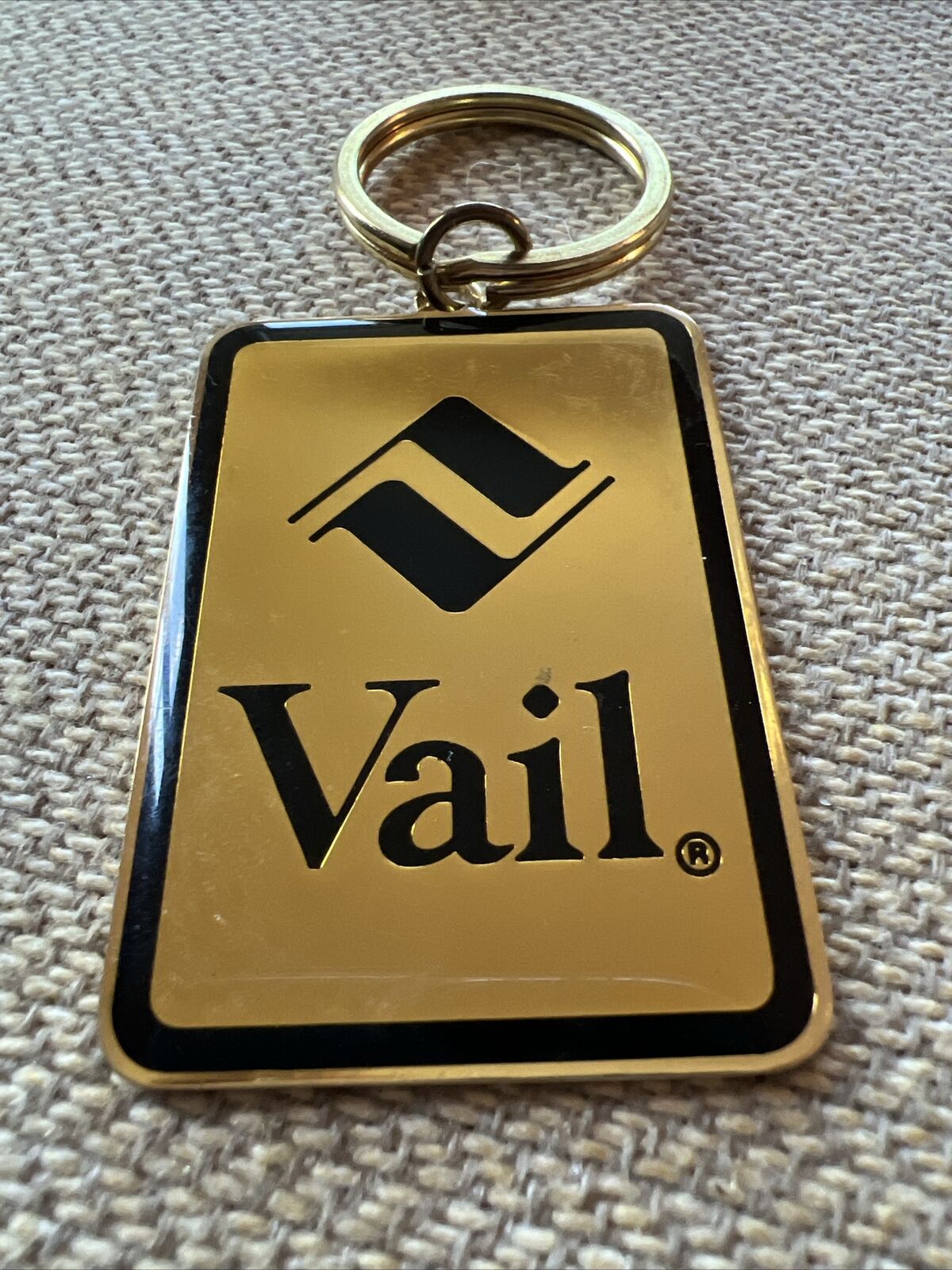 Vintage Keychain Vail Colorado Large